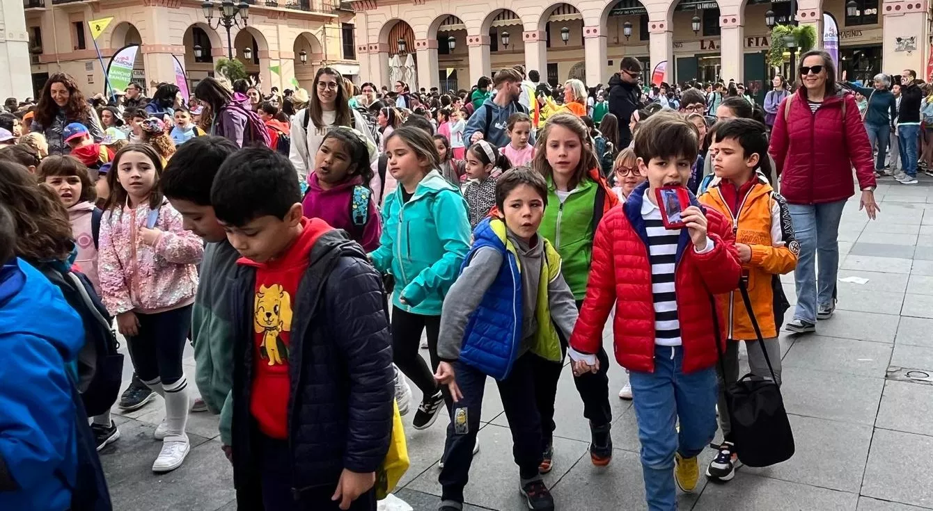 Mini Marcha Aspace en Huesca. Foto Mercedes Manterola