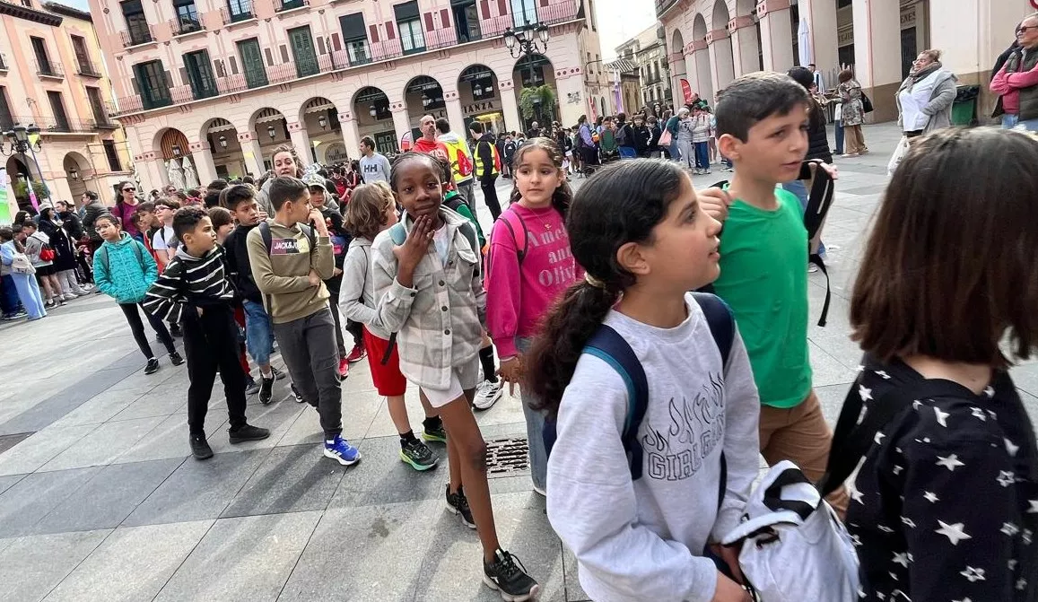 Mini Marcha Aspace en Huesca. Foto Mercedes Manterola