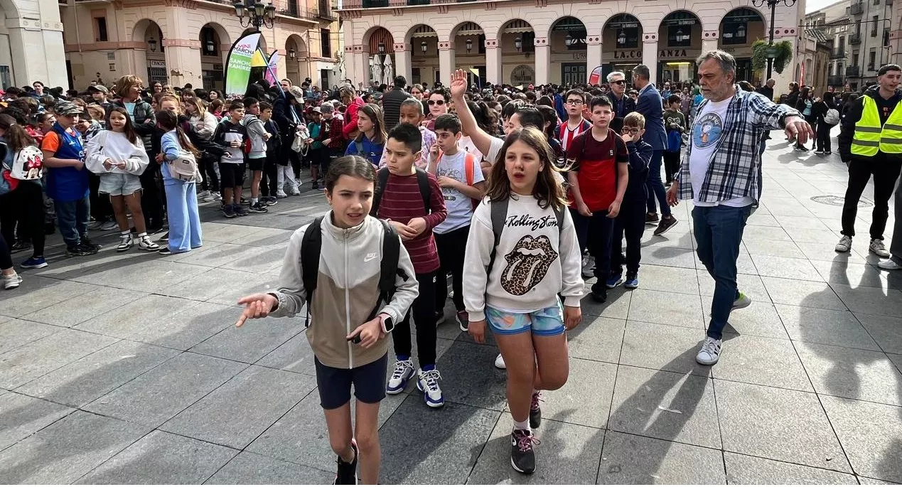Mini Marcha Aspace en Huesca. Foto Mercedes Manterola