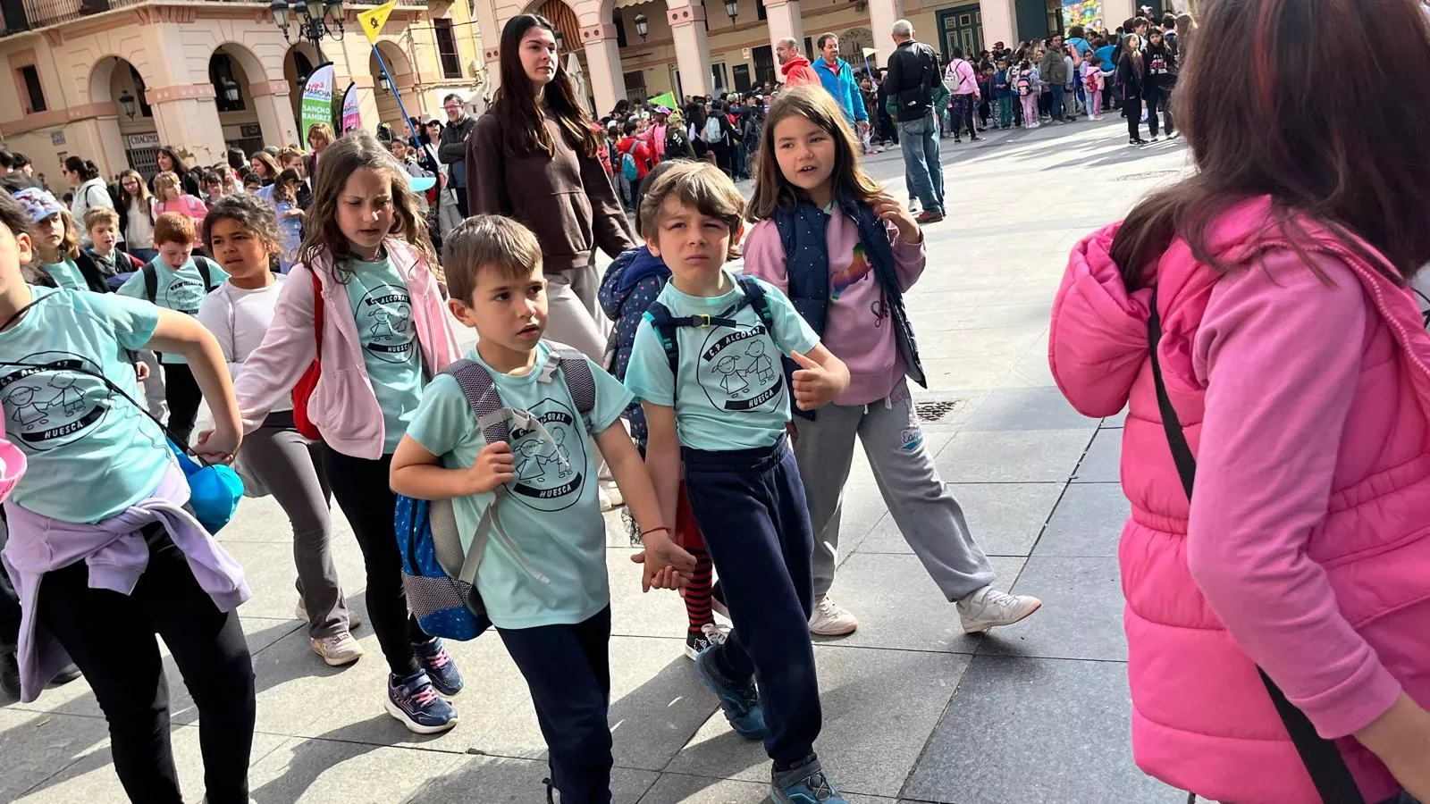 Mini Marcha Aspace en Huesca. Foto Mercedes Manterola