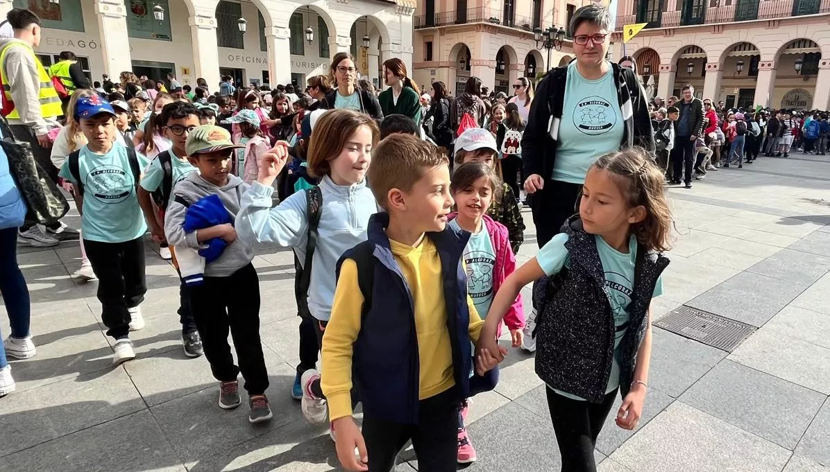 Mini Marcha Aspace en Huesca. Foto Mercedes Manterola