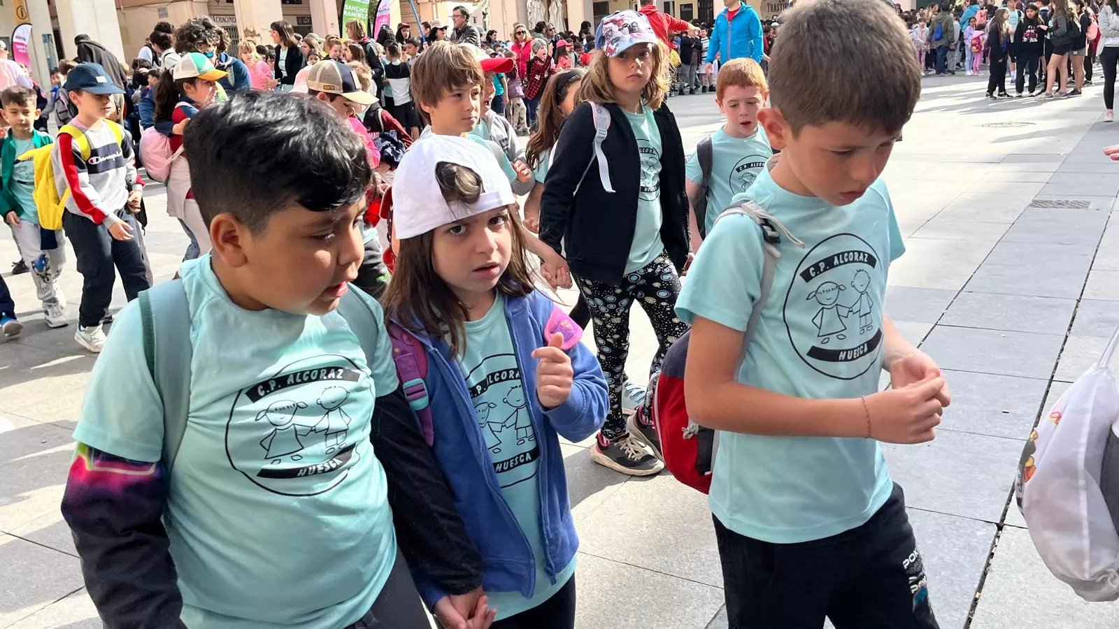 Mini Marcha Aspace en Huesca. Foto Mercedes Manterola