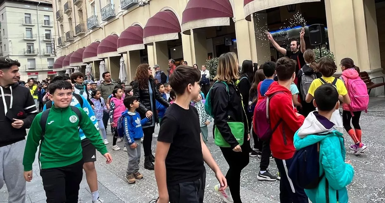 Mini Marcha Aspace en Huesca. Foto Mercedes Manterola