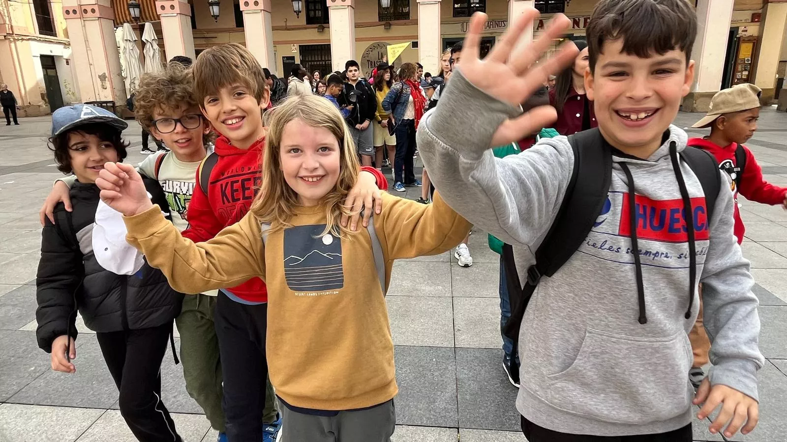 Mini Marcha Aspace en Huesca. Foto Mercedes Manterola