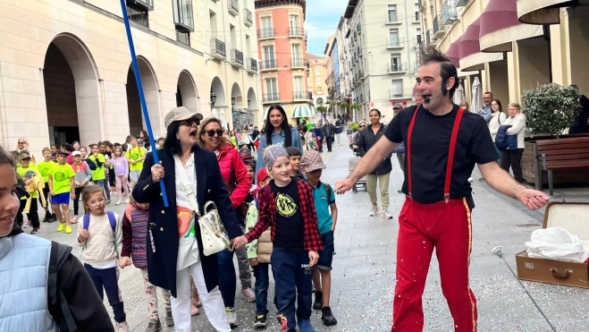 Mini Marcha Aspace en Huesca. Foto Mercedes Manterola