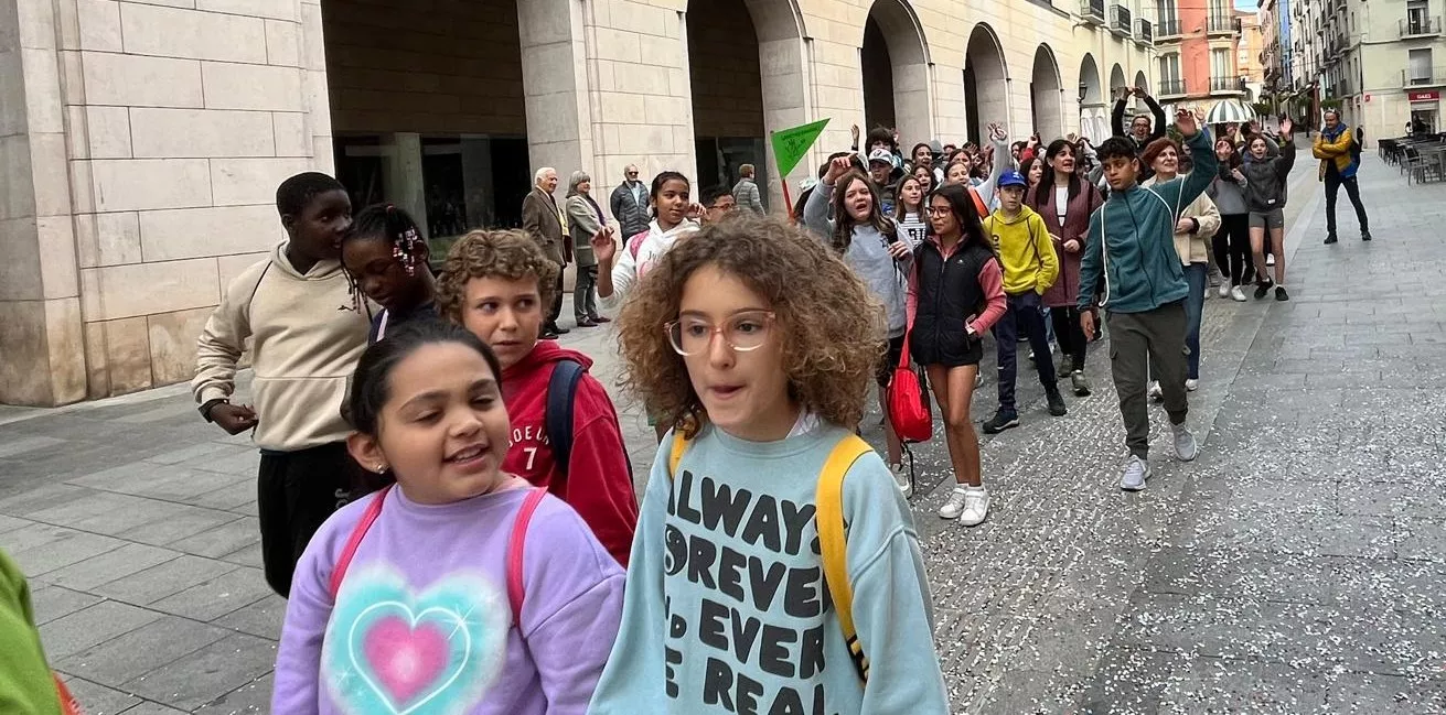 Mini Marcha Aspace en Huesca. Foto Mercedes Manterola