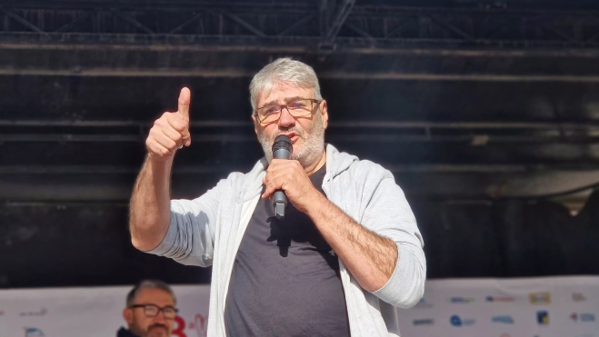 Kike Lera. Mini Marcha Aspace Huesca 2025. Foto Myriam Martínez