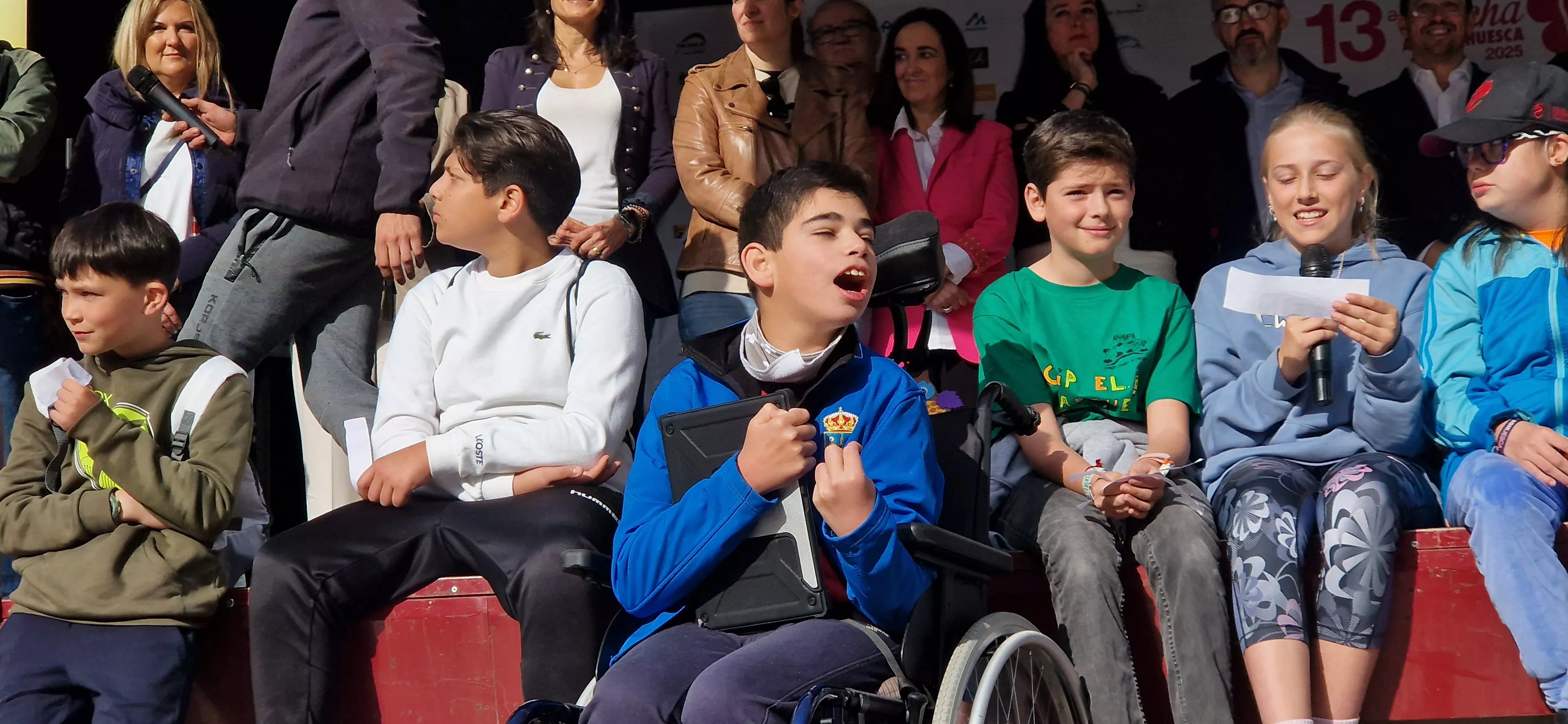 Mini Marcha Aspace Huesca 2025. Foto Myriam Martínez