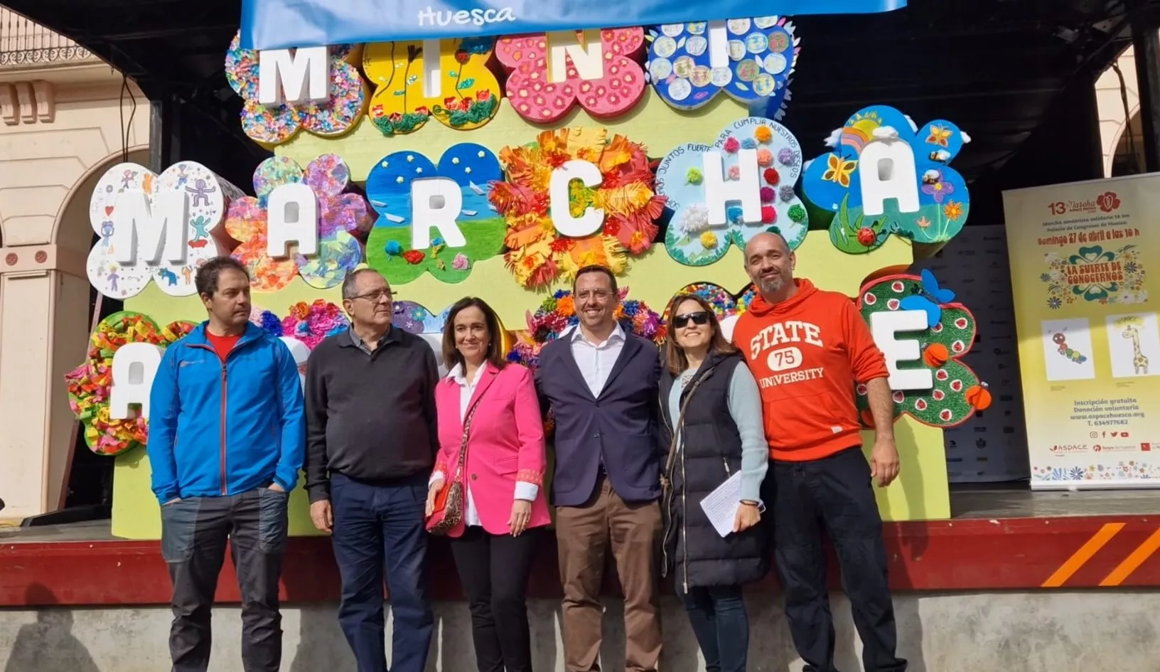 Mini Marcha Aspace Huesca 2025. Foto Myriam Martínez