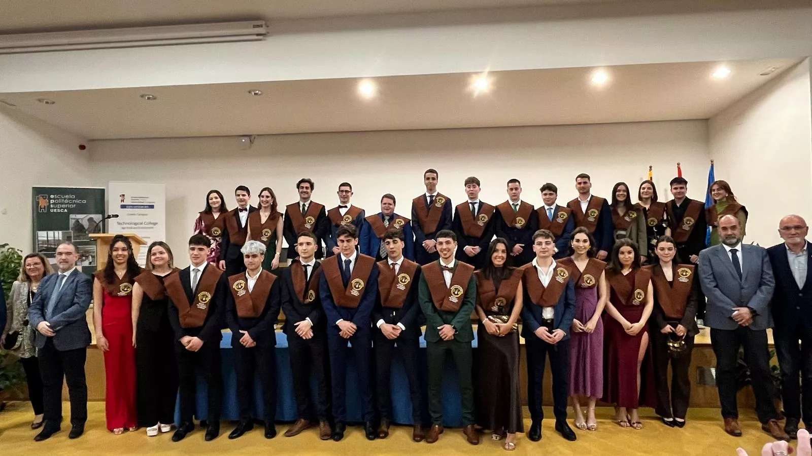 Ceremonia de graduación de la Escuela Politécnica Superior de Huesca. Foto Mercedes Manterola