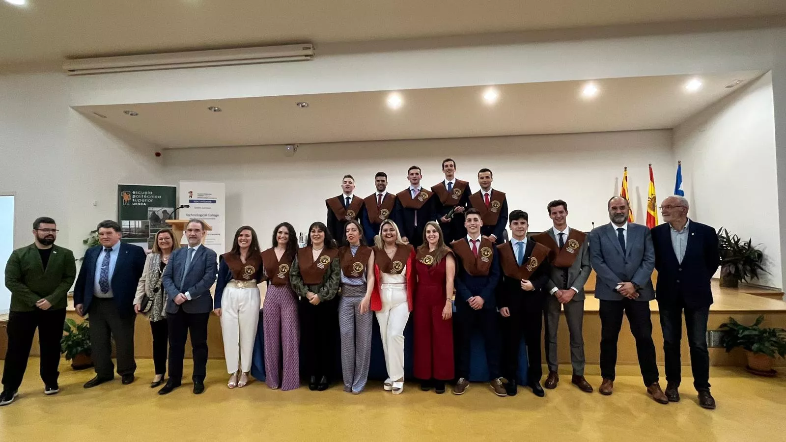 Ceremonia de graduación de la Escuela Politécnica Superior de Huesca. Foto Mercedes Manterola
