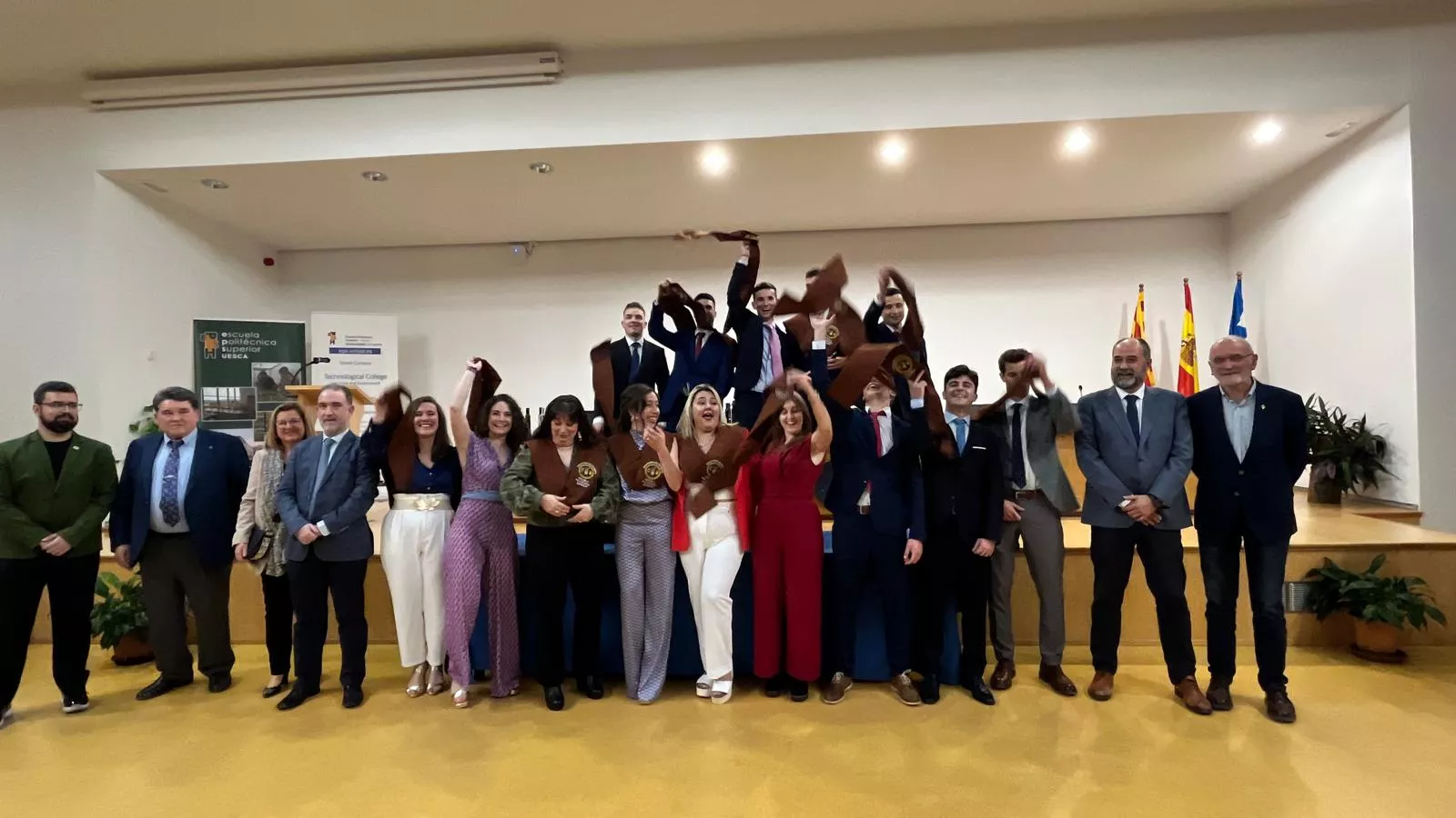 Ceremonia de graduación de la Escuela Politécnica Superior de Huesca. Foto Mercedes Manterola