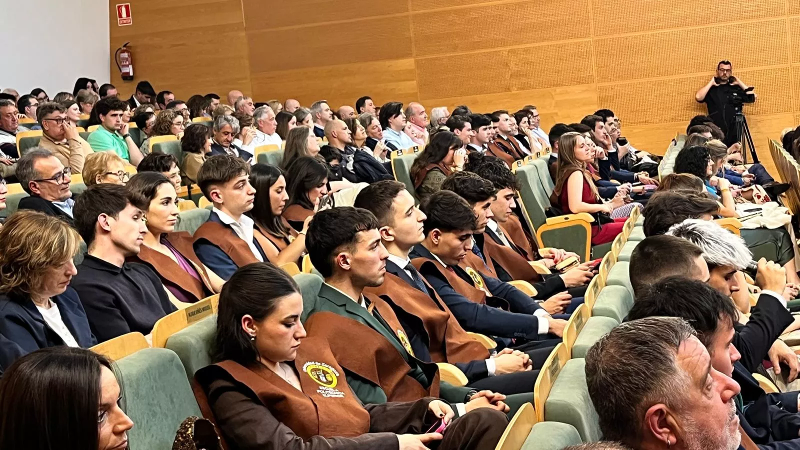 Ceremonia de graduación de la Escuela Politécnica Superior de Huesca. Foto Mercedes Manterola