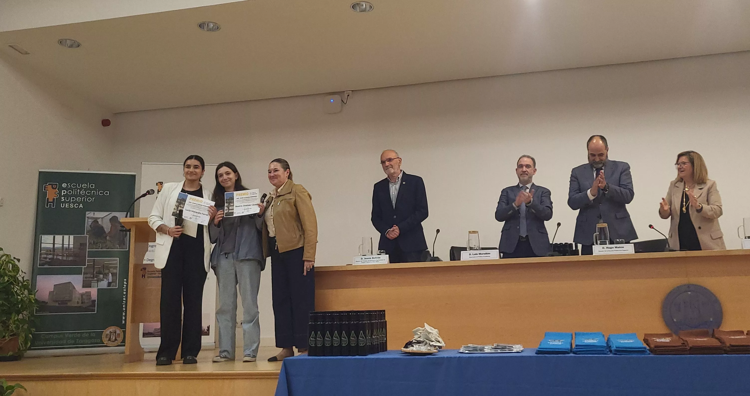 Ceremonia de graduación de la Escuela Politécnica Superior de Huesca. Foto Mercedes Manterola