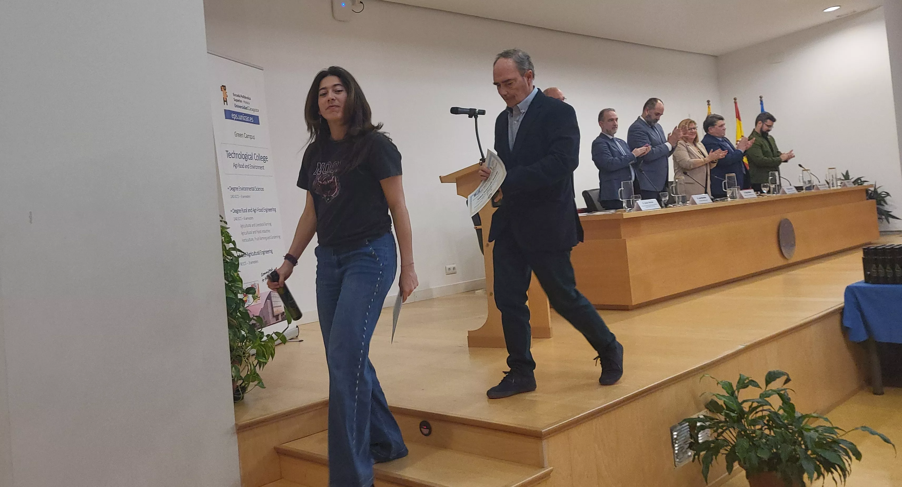 Ceremonia de graduación de la Escuela Politécnica Superior de Huesca. Foto Mercedes Manterola