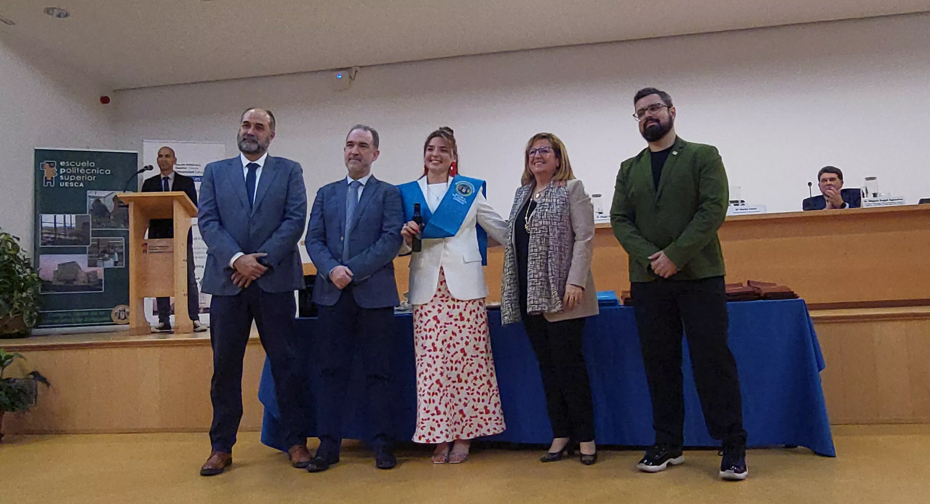 Ceremonia de graduación de la Escuela Politécnica Superior de Huesca. Foto Mercedes Manterola
