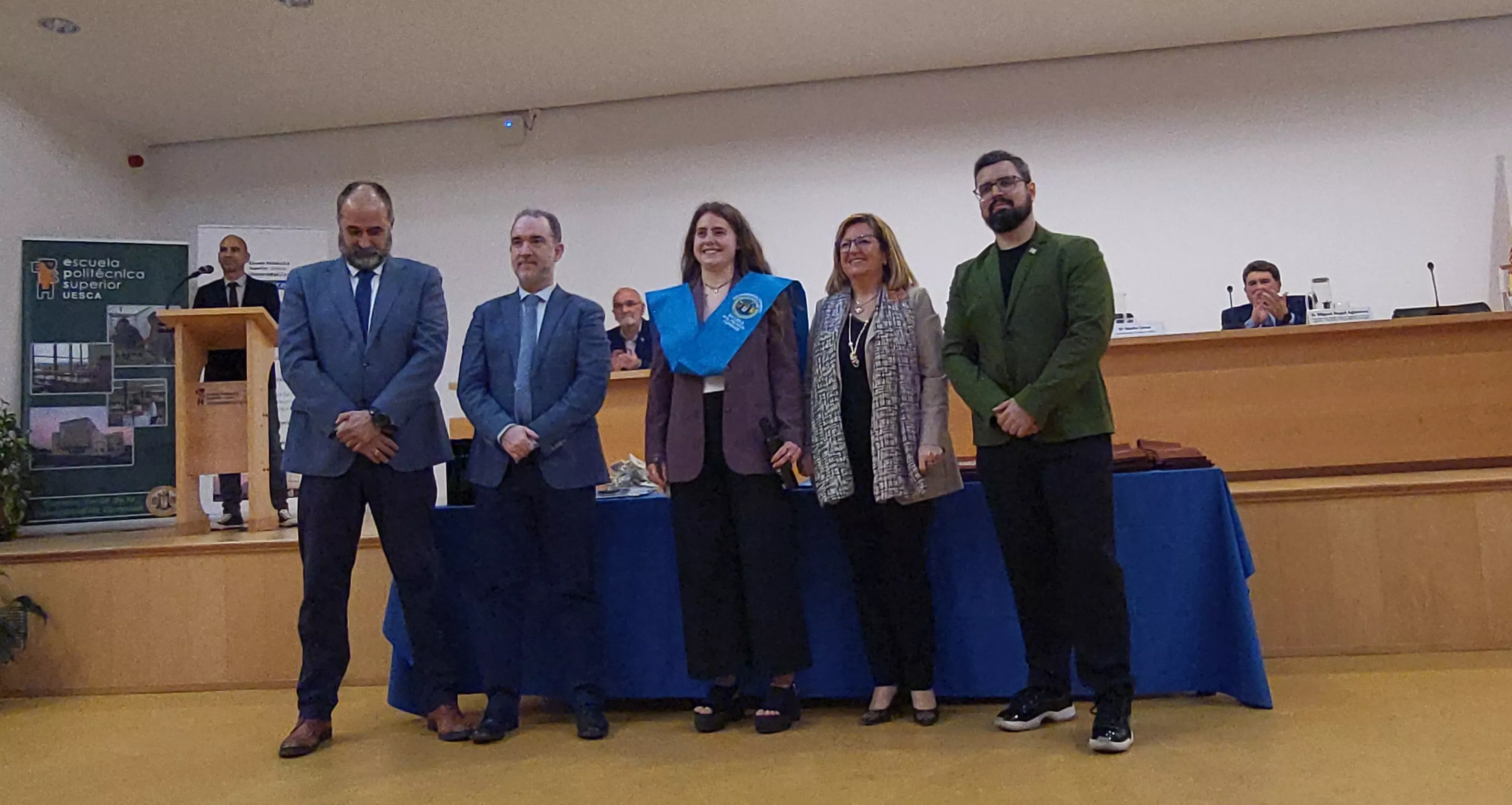 Ceremonia de graduación de la Escuela Politécnica Superior de Huesca. Foto Mercedes Manterola