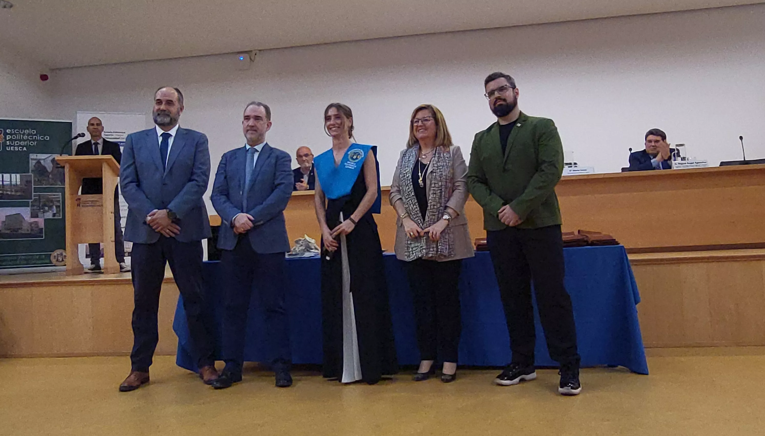 Ceremonia de graduación de la Escuela Politécnica Superior de Huesca. Foto Mercedes Manterola