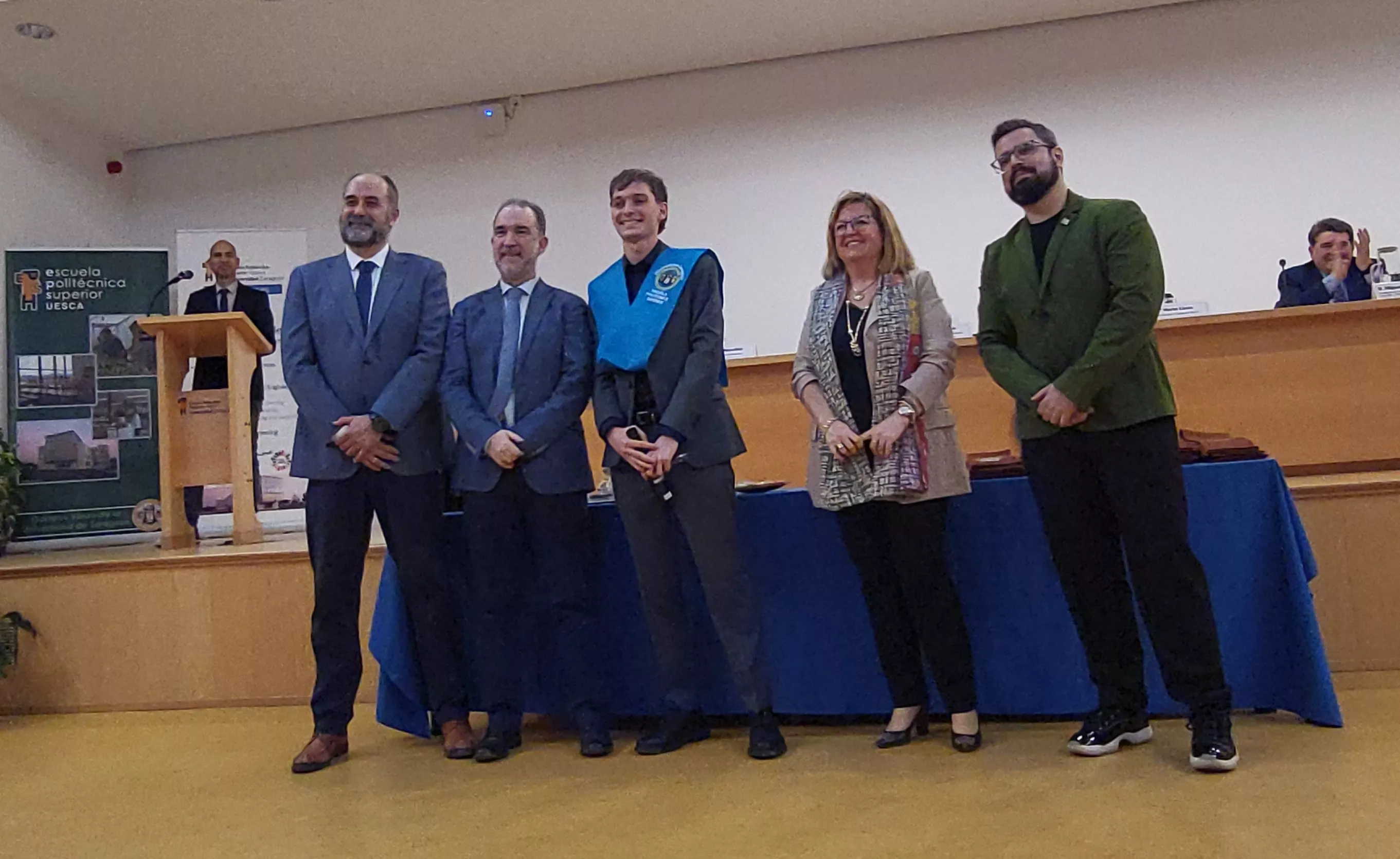 Ceremonia de graduación de la Escuela Politécnica Superior de Huesca. Foto Mercedes Manterola