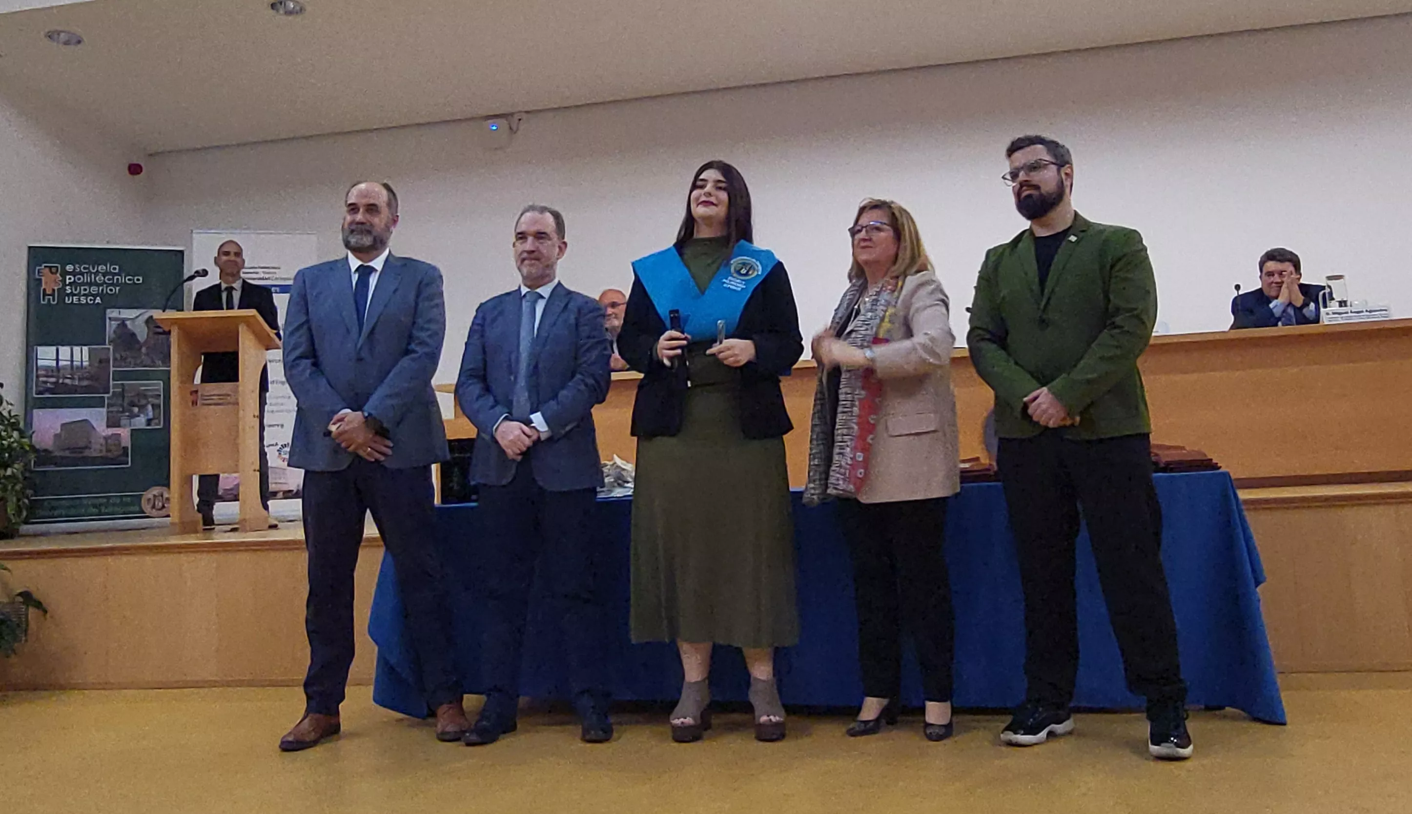 Ceremonia de graduación de la Escuela Politécnica Superior de Huesca. Foto Mercedes Manterola