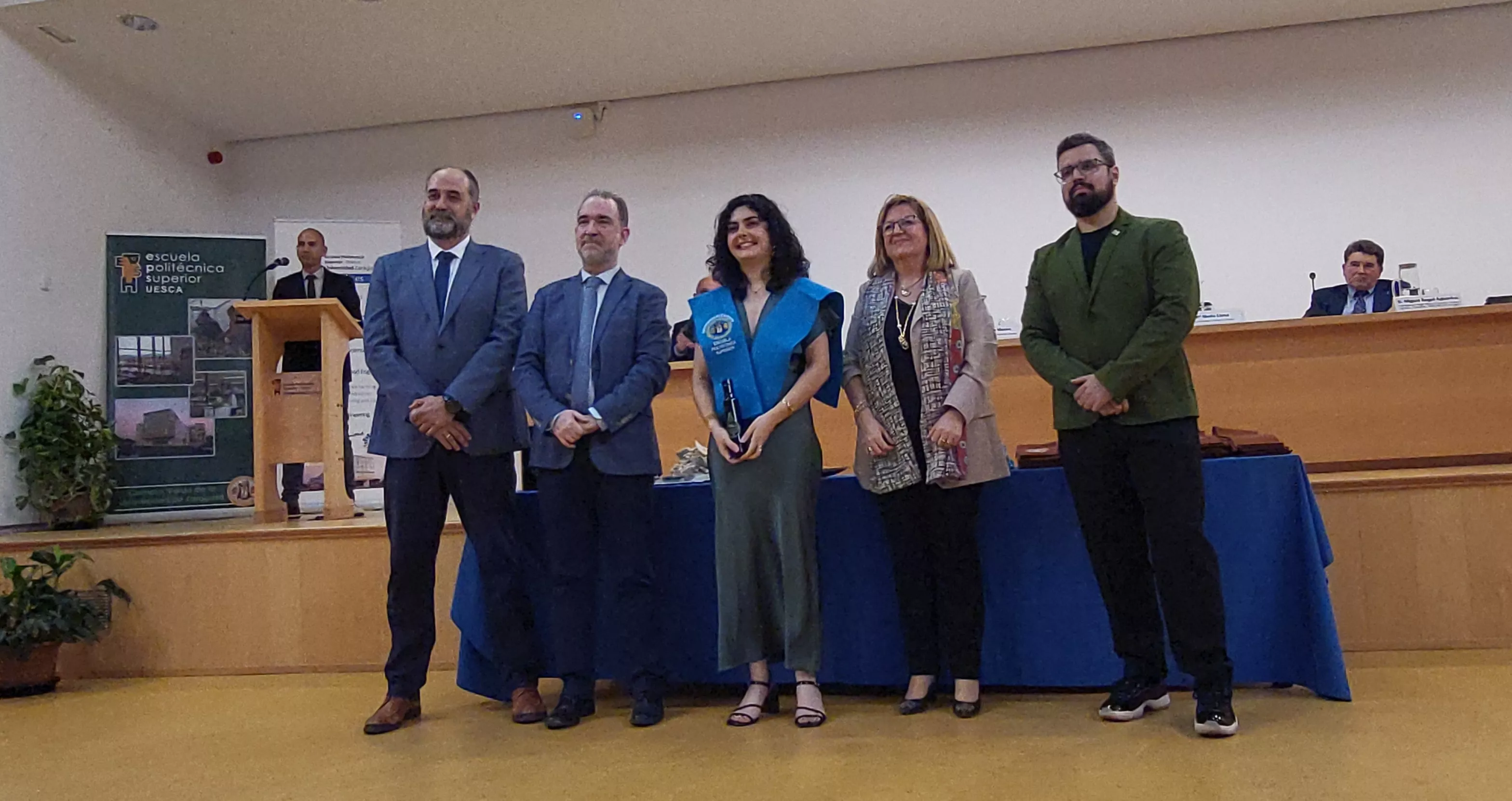 Ceremonia de graduación de la Escuela Politécnica Superior de Huesca. Foto Mercedes Manterola