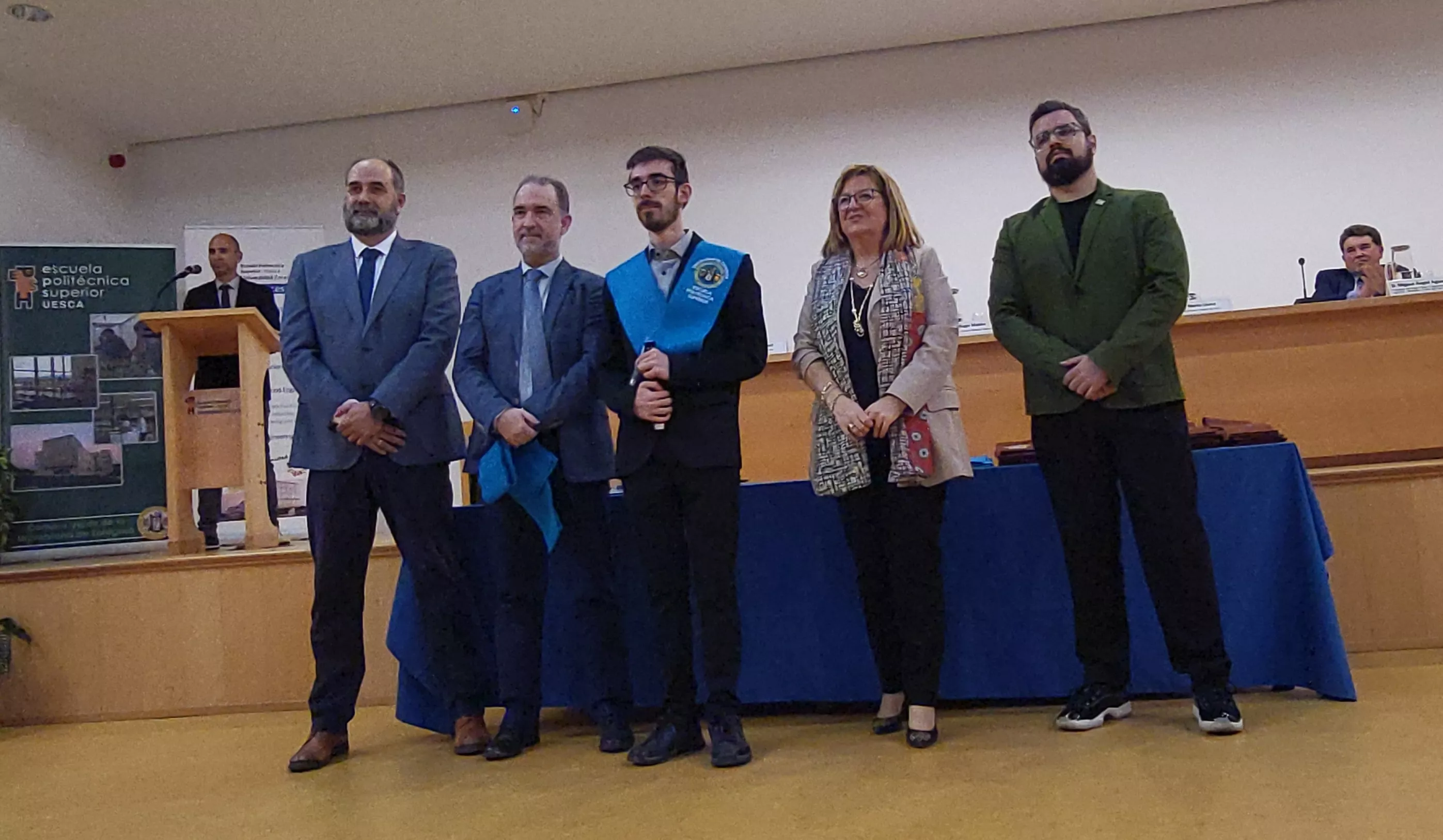 Ceremonia de graduación de la Escuela Politécnica Superior de Huesca. Foto Mercedes Manterola