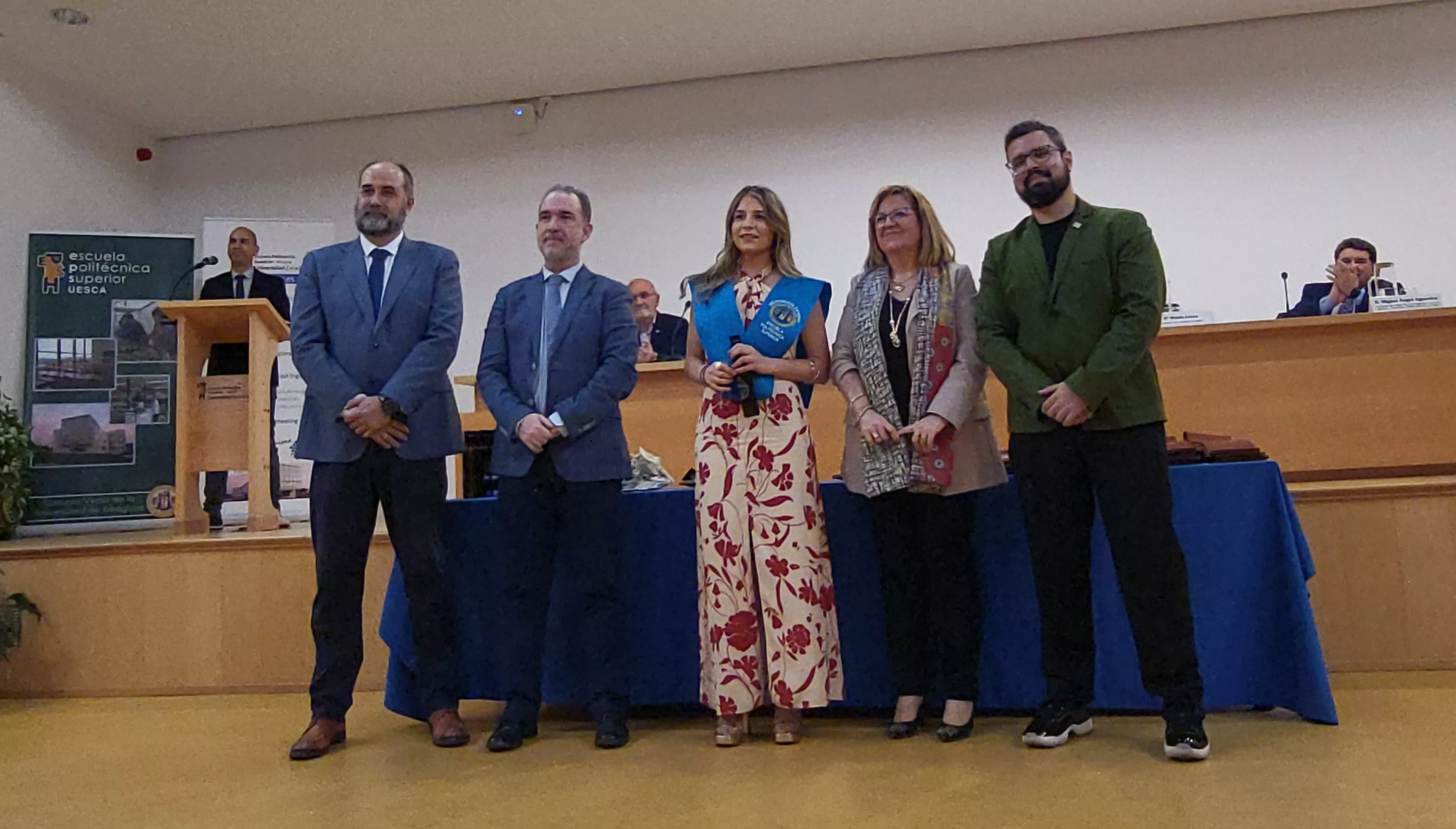 Ceremonia de graduación de la Escuela Politécnica Superior de Huesca. Foto Mercedes Manterola