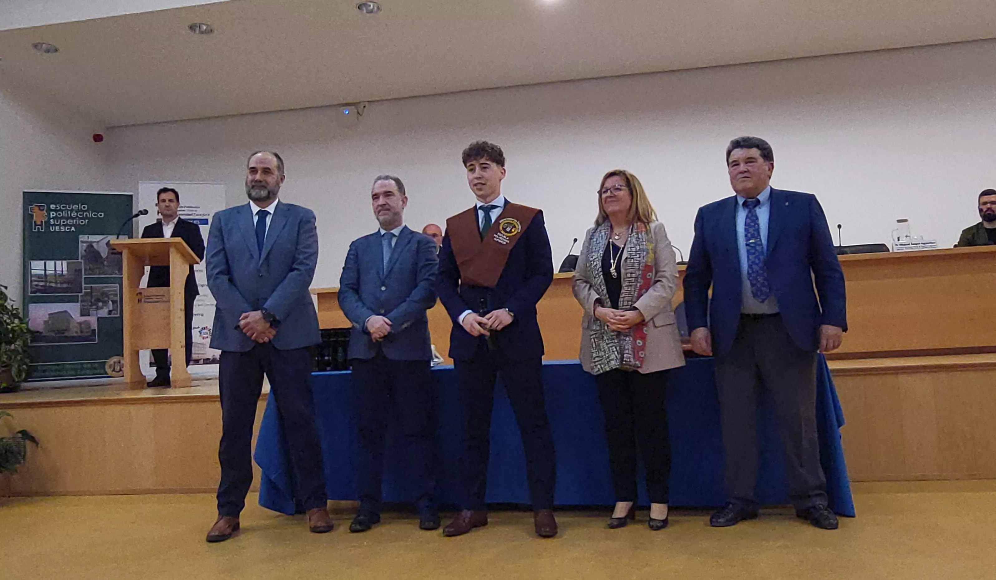 Ceremonia de graduación de la Escuela Politécnica Superior de Huesca. Foto Mercedes Manterola