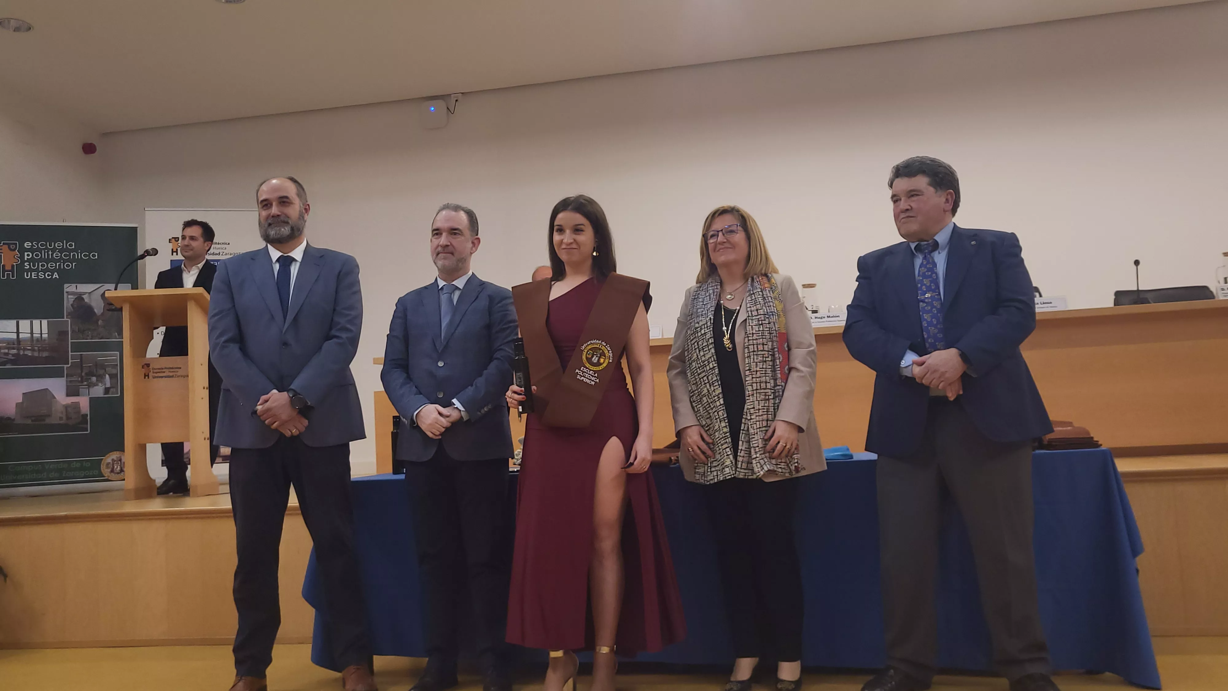 Ceremonia de graduación de la Escuela Politécnica Superior de Huesca. Foto Mercedes Manterola