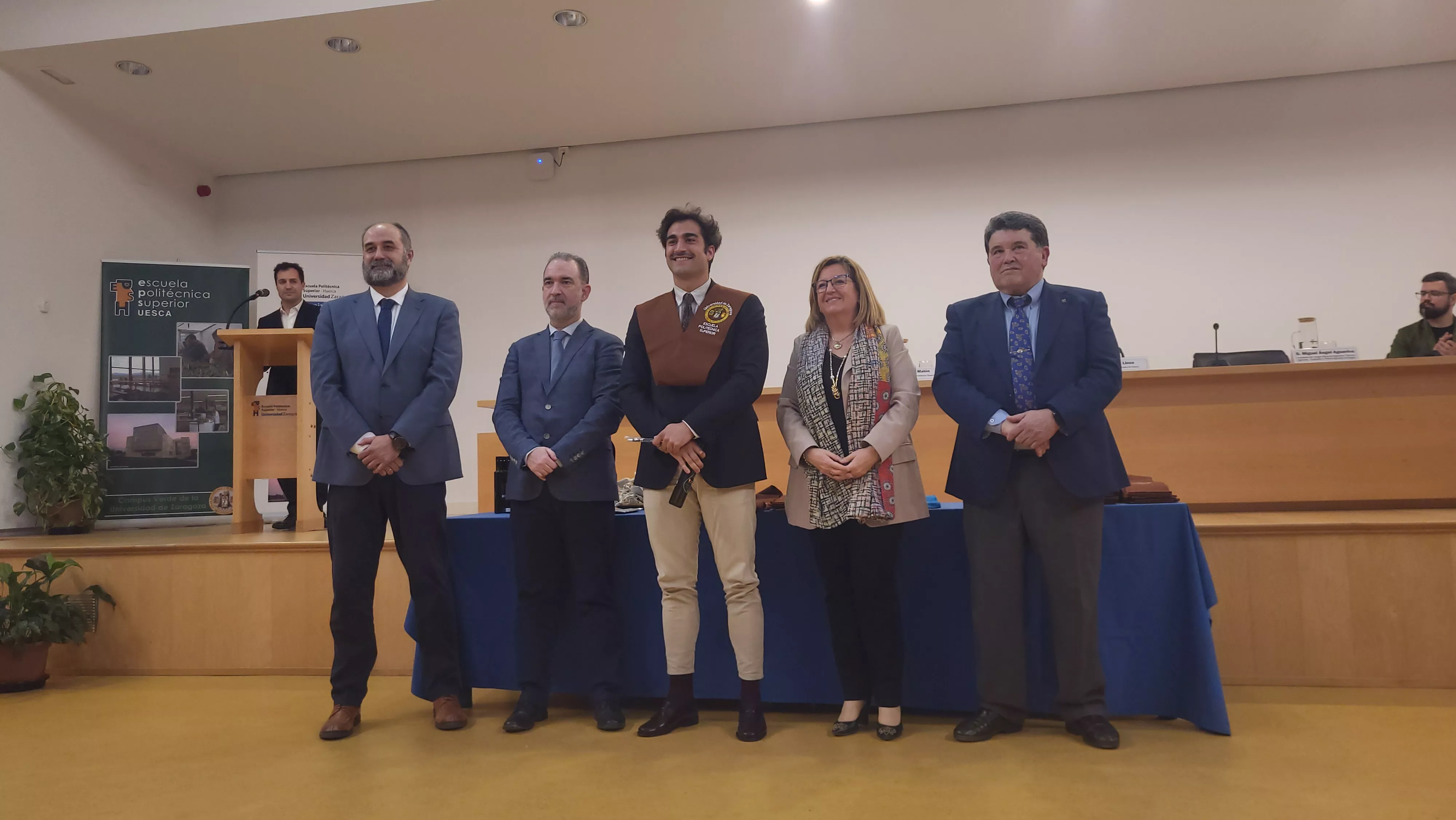 Ceremonia de graduación de la Escuela Politécnica Superior de Huesca. Foto Mercedes Manterola