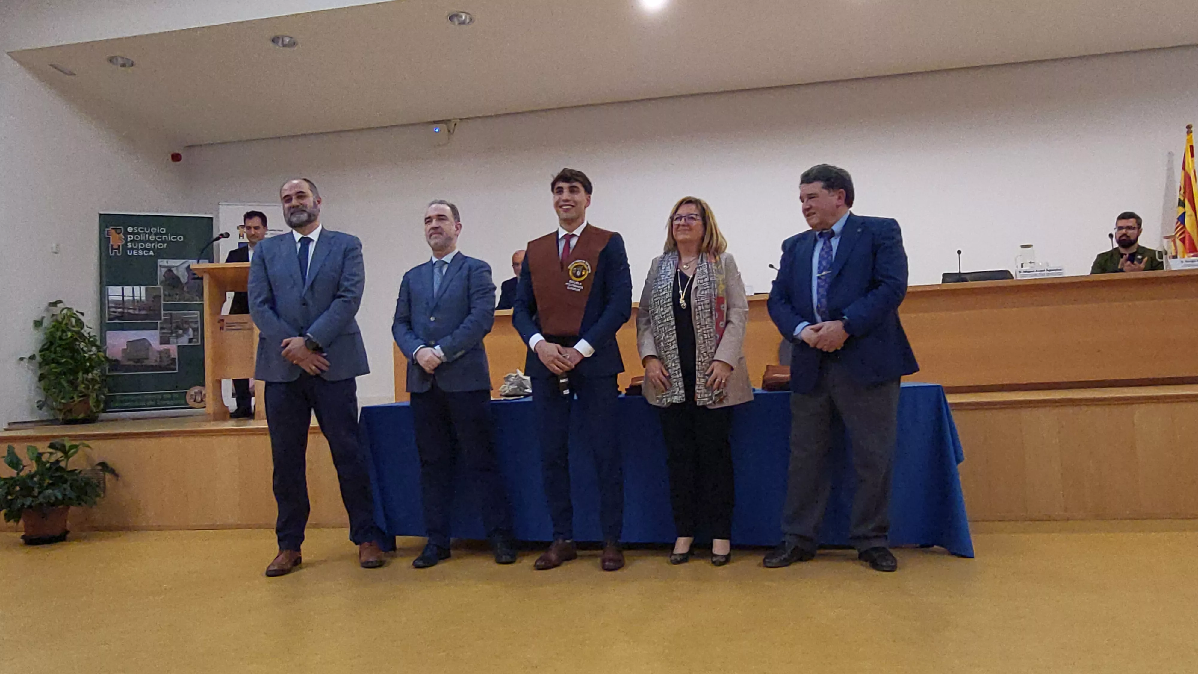 Ceremonia de graduación de la Escuela Politécnica Superior de Huesca. Foto Mercedes Manterola