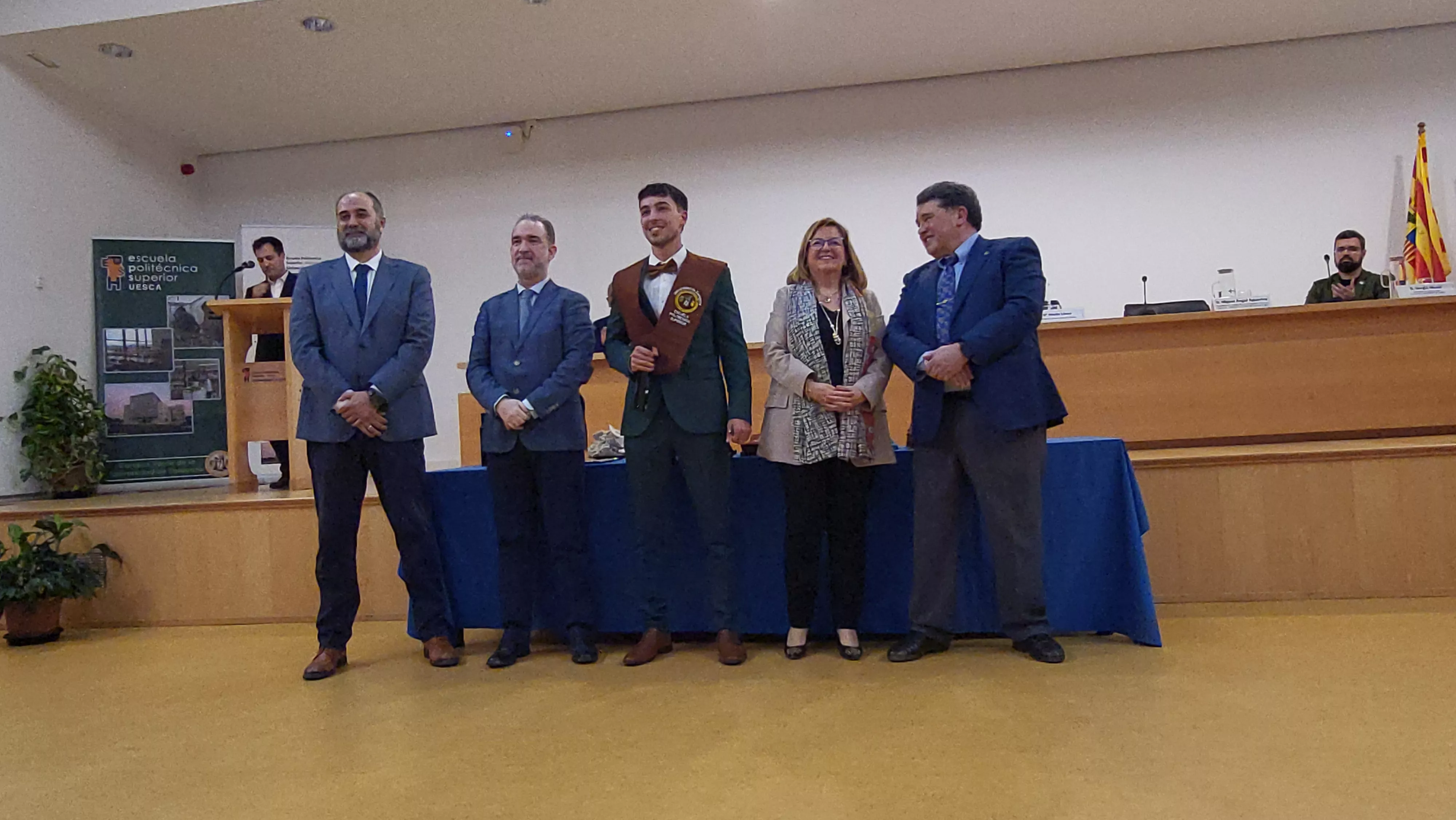 Ceremonia de graduación de la Escuela Politécnica Superior de Huesca. Foto Mercedes Manterola