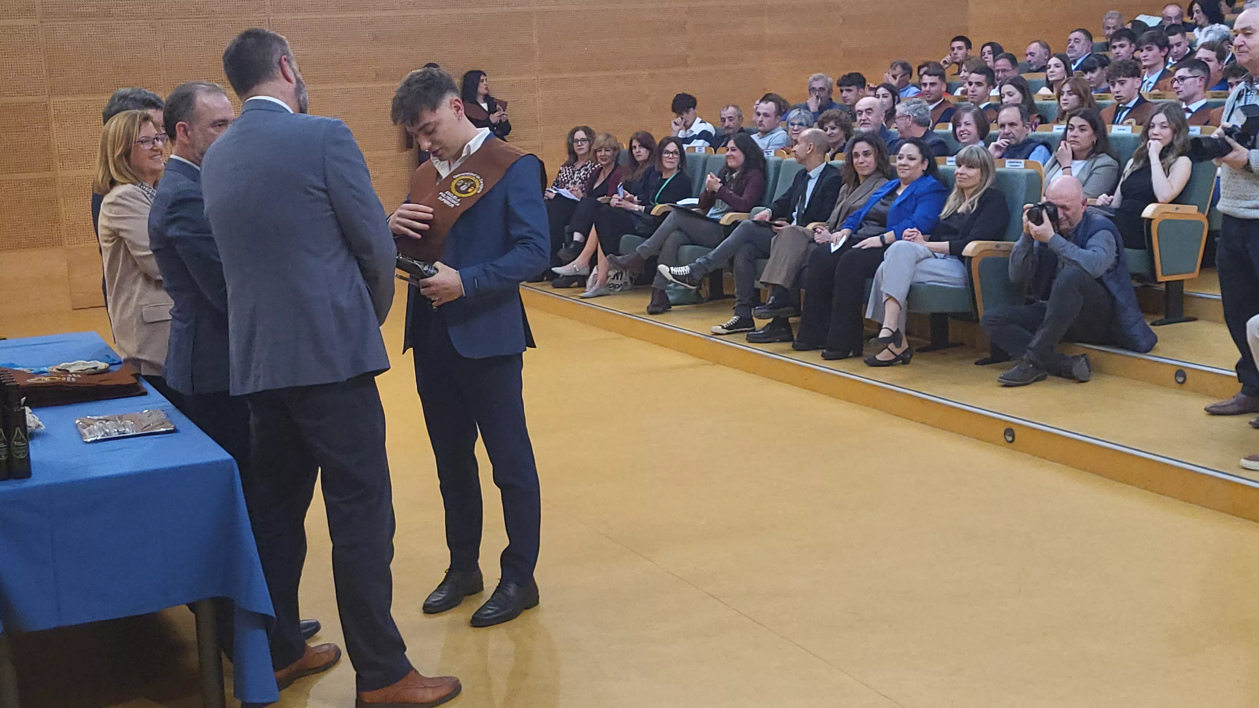 Ceremonia de graduación de la Escuela Politécnica Superior de Huesca. Foto Mercedes Manterola