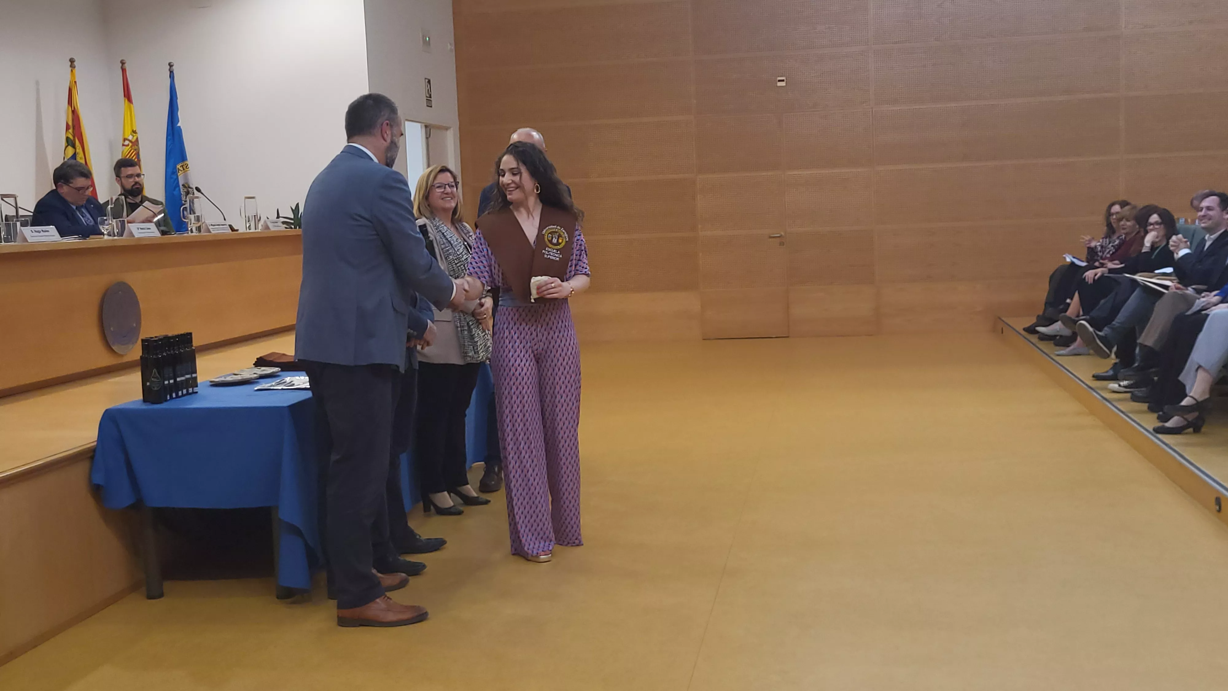 Ceremonia de graduación de la Escuela Politécnica Superior de Huesca. Foto Mercedes Manterola