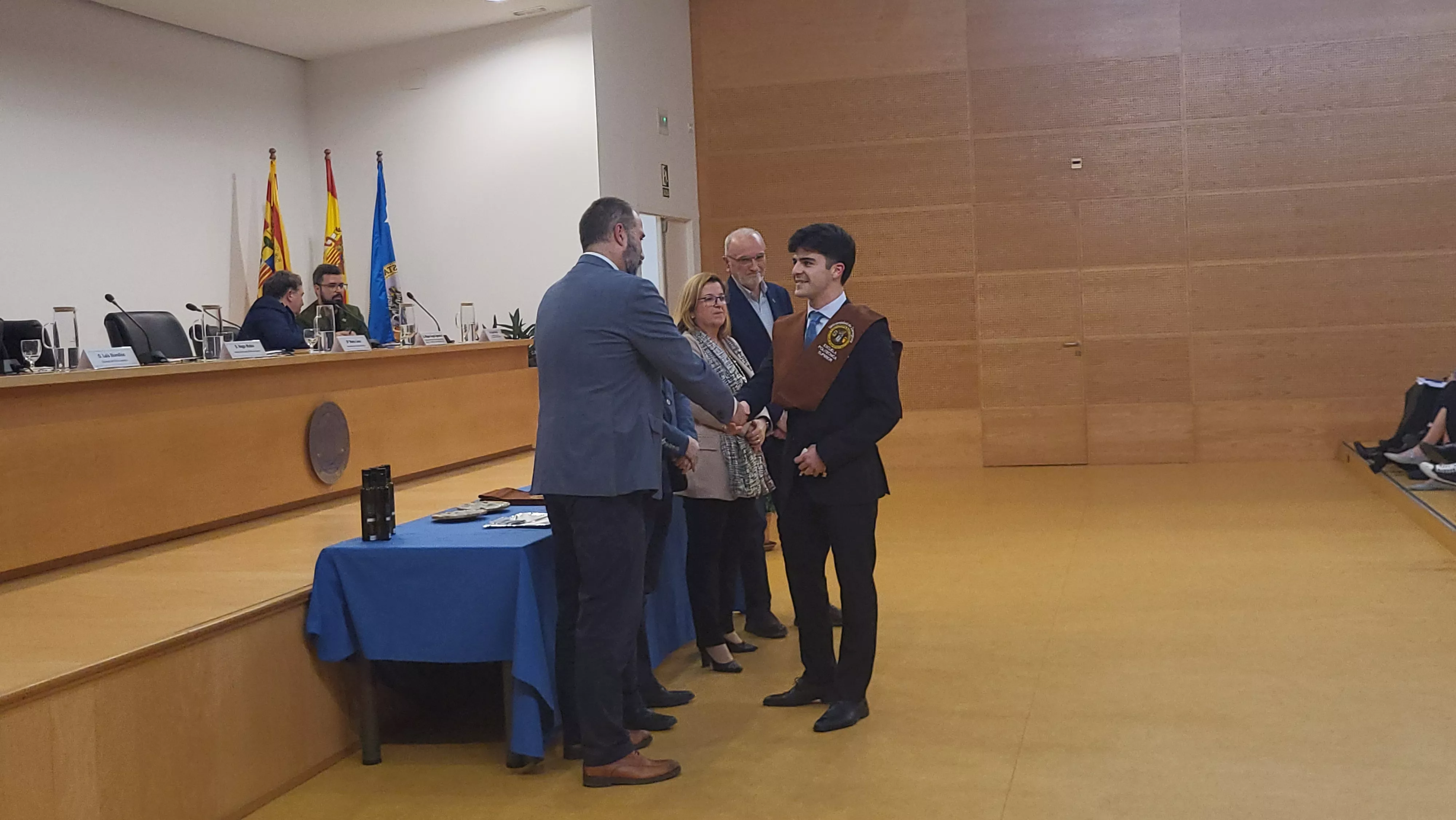 Ceremonia de graduación de la Escuela Politécnica Superior de Huesca. Foto Mercedes Manterola