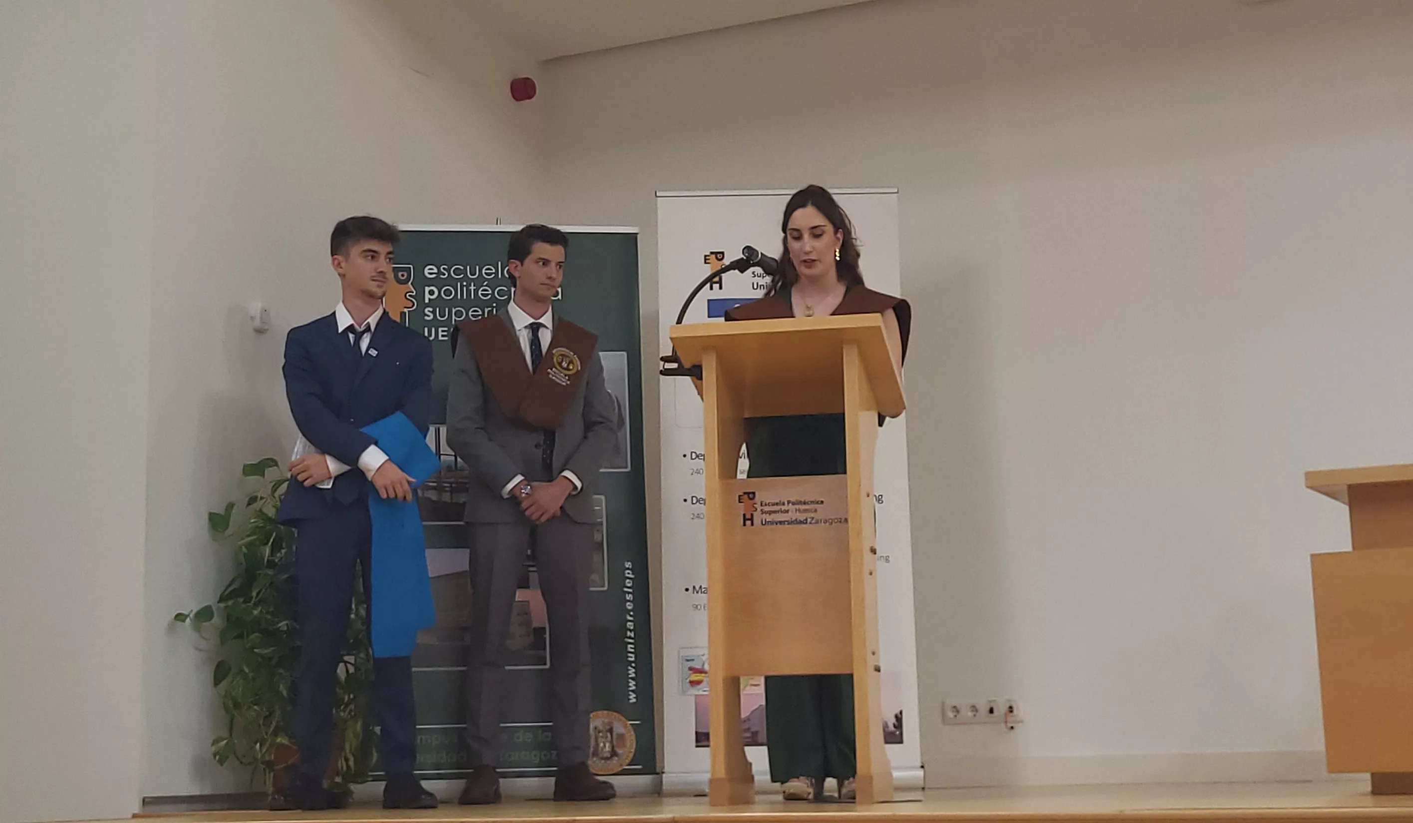Ceremonia de graduación de la Escuela Politécnica Superior de Huesca. Foto Mercedes Manterola