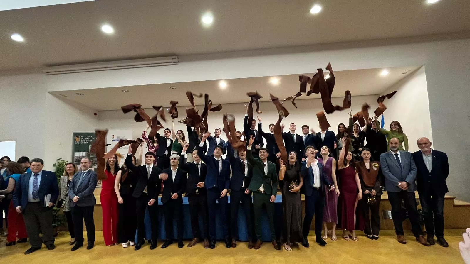 Ceremonia de graduación de la Escuela Politécnica Superior de Huesca. Foto Mercedes Manterola