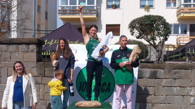Podio femenino de la 5K Podio femenino de la 5K