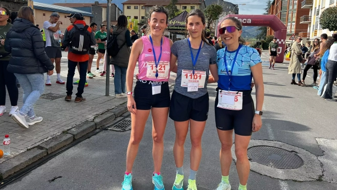Podio femenino de la 10K Podio femenino de la 10K