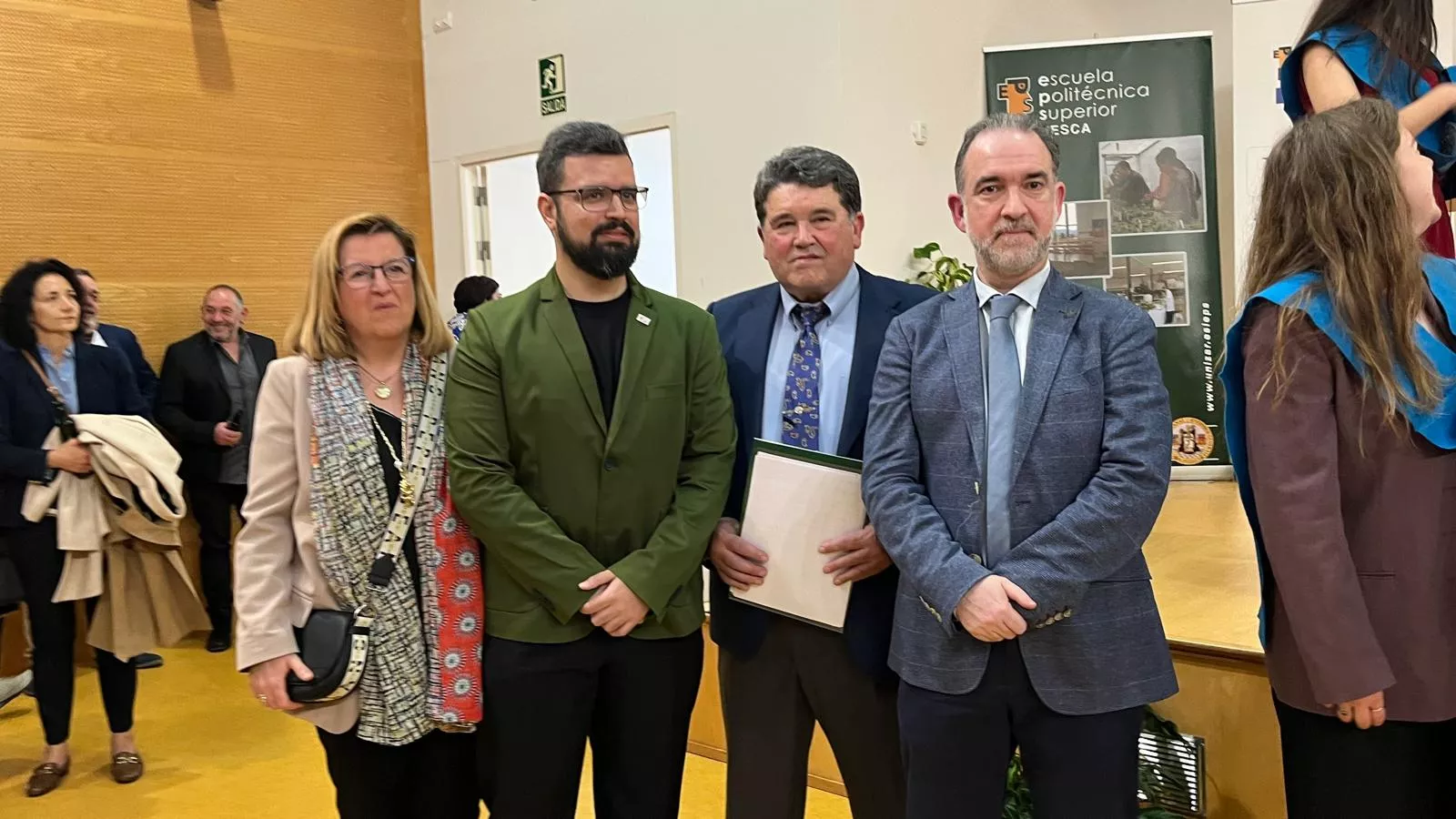 Ceremonia de graduación de la Escuela Politécnica Superior de Huesca. Foto Mercedes Manterola