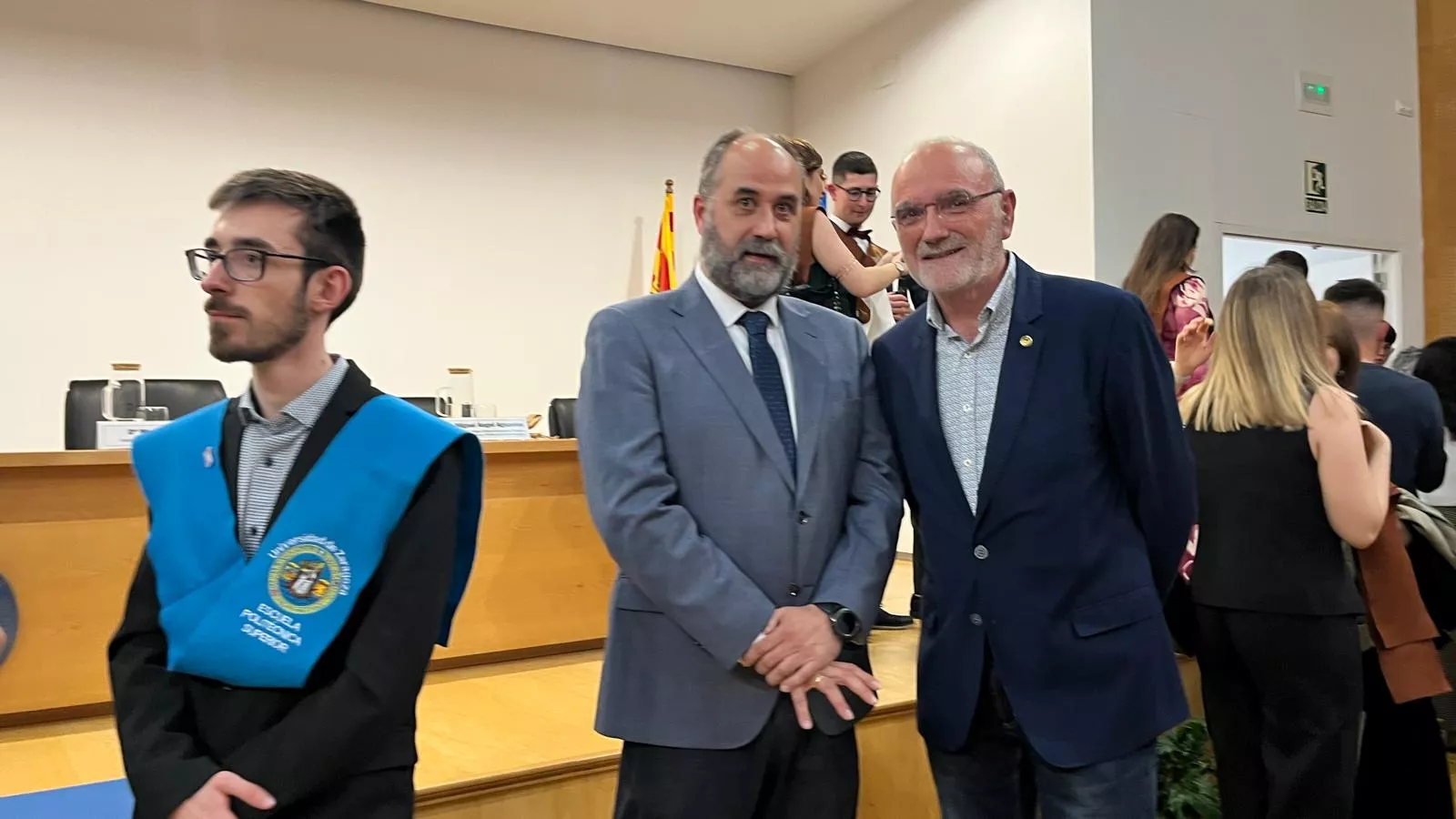 Ceremonia de graduación de la Escuela Politécnica Superior de Huesca. Foto Mercedes Manterola