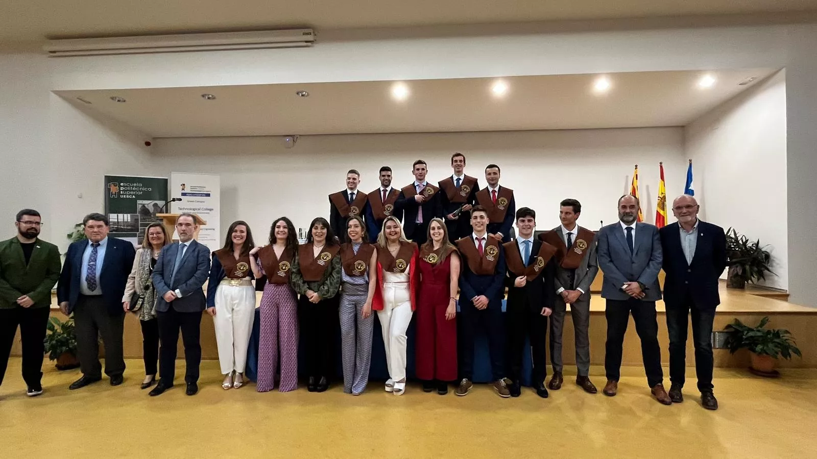 Ceremonia de graduación de la Escuela Politécnica Superior de Huesca. Foto Mercedes Manterola