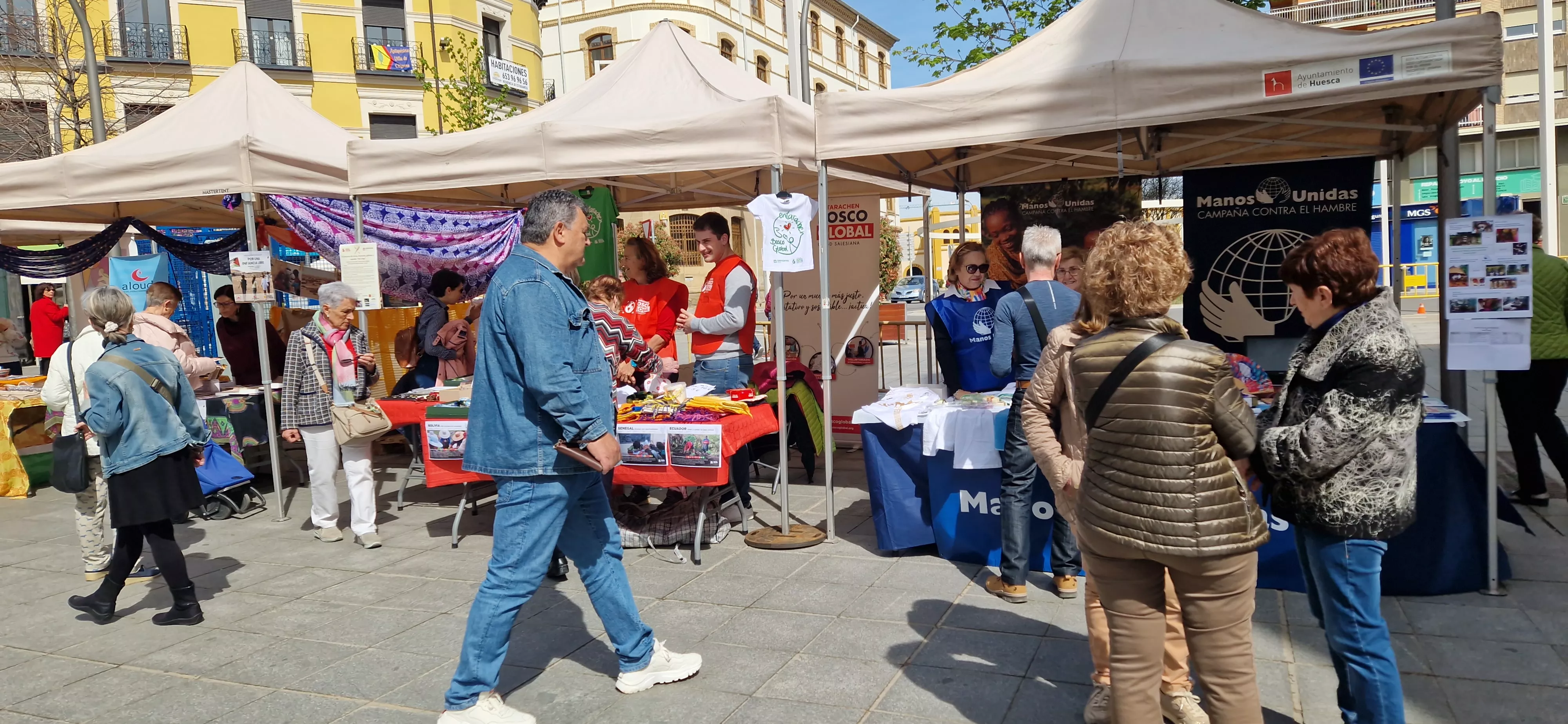 Primera Feria de la Solidaridad y la Cooperación Internacional de Huesca. Foto Myriam Martínez