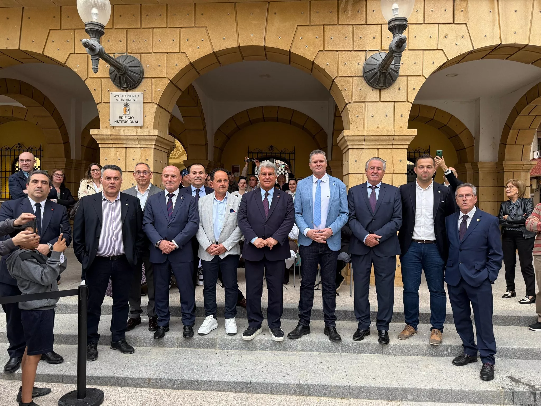 Joan Laporta en Fraga