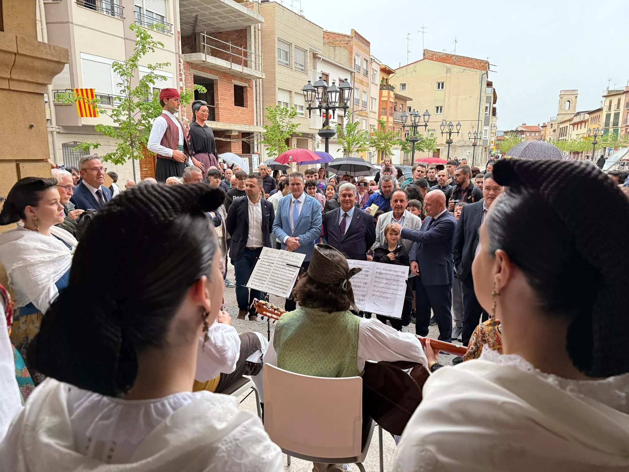 Joan Laporta en Fraga