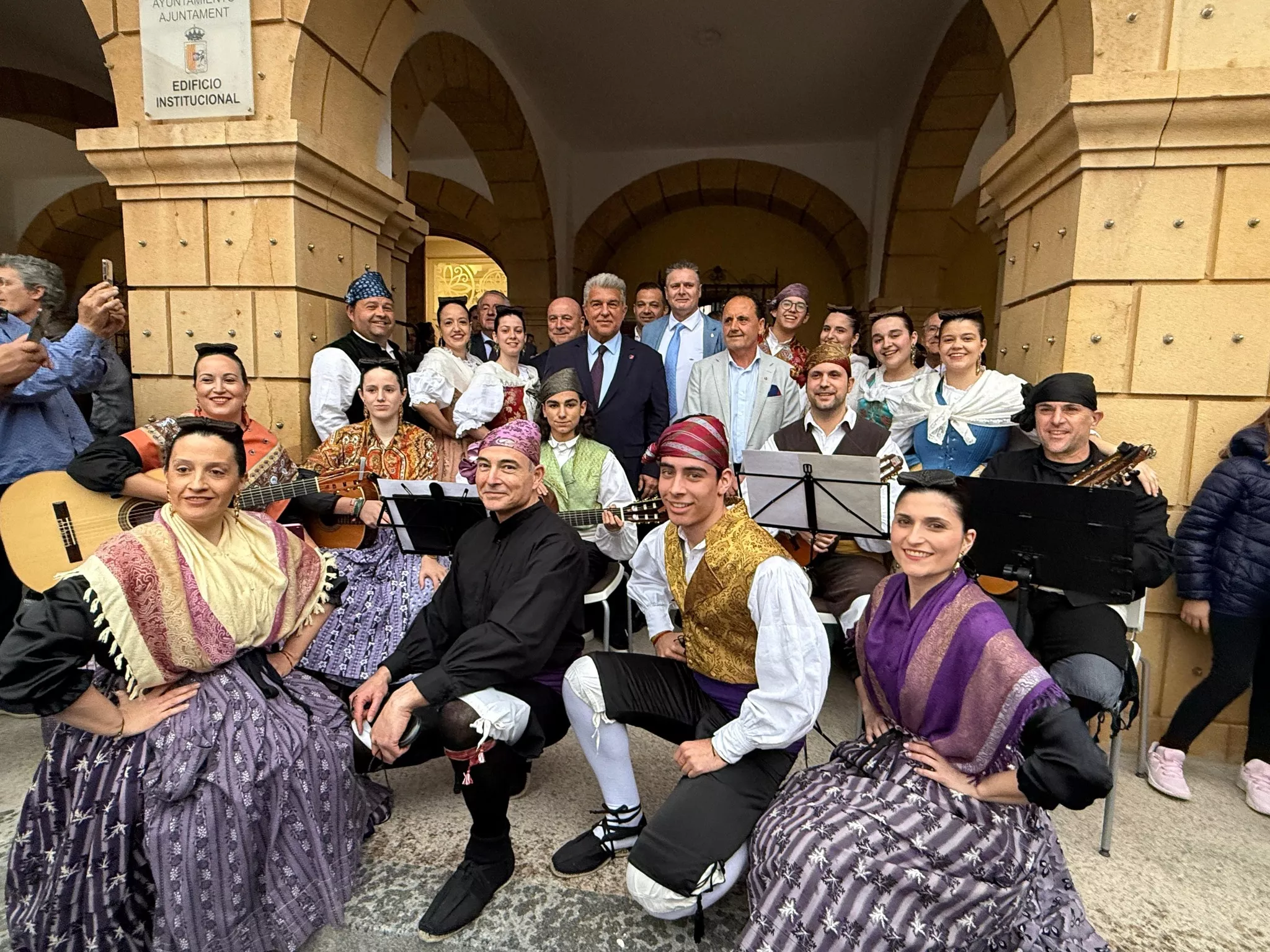 Joan Laporta en Fraga