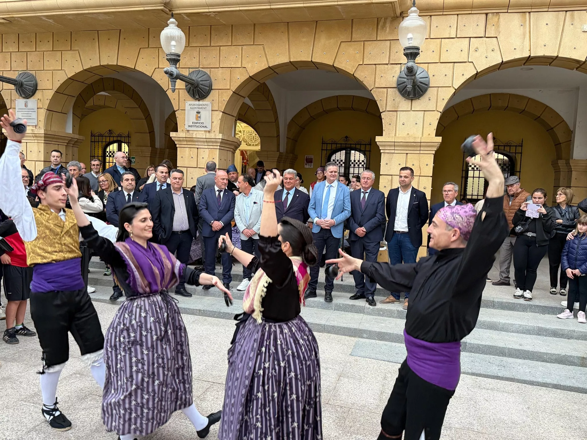 Joan Laporta en Fraga