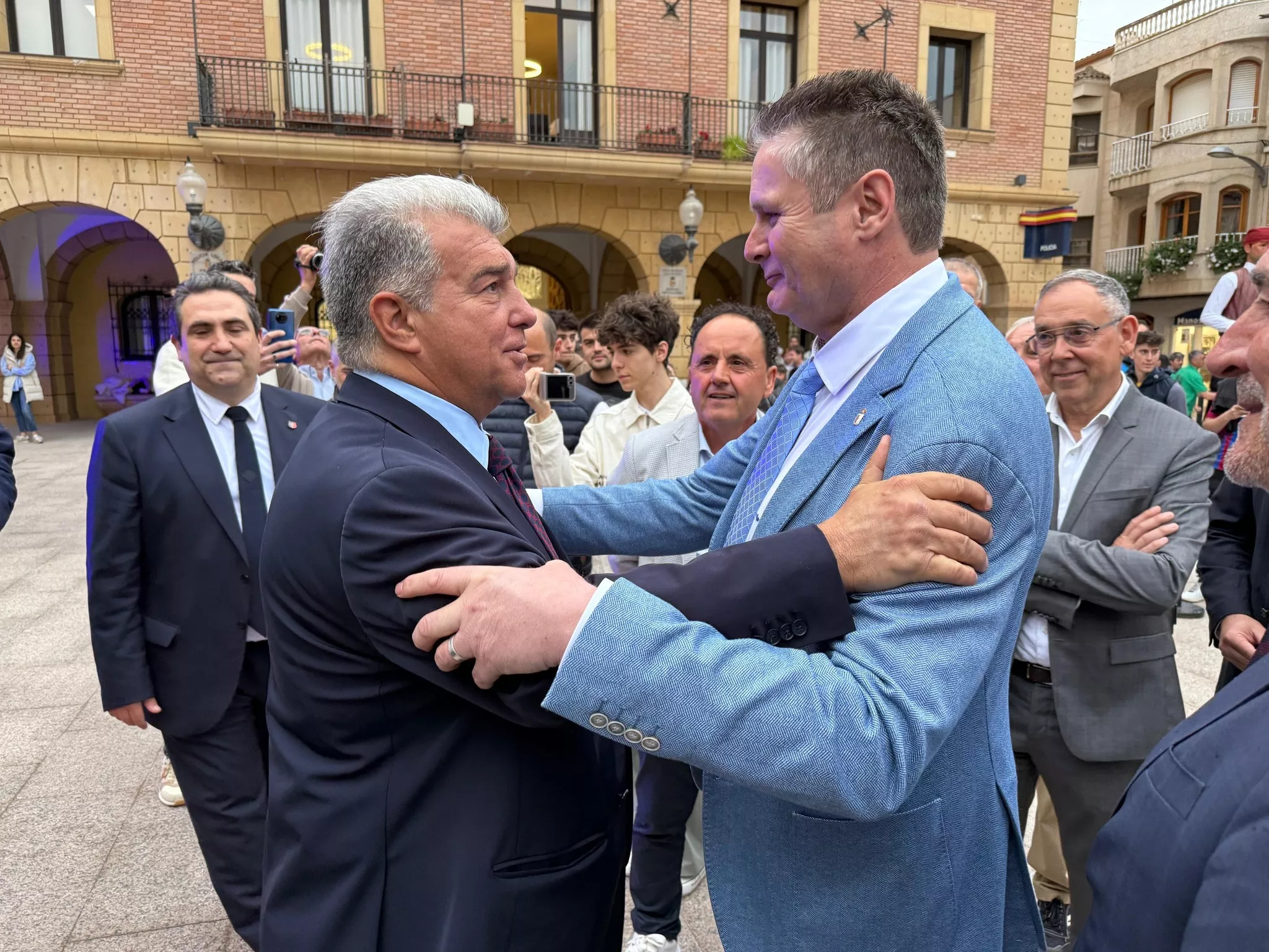 Joan Laporta en Fraga