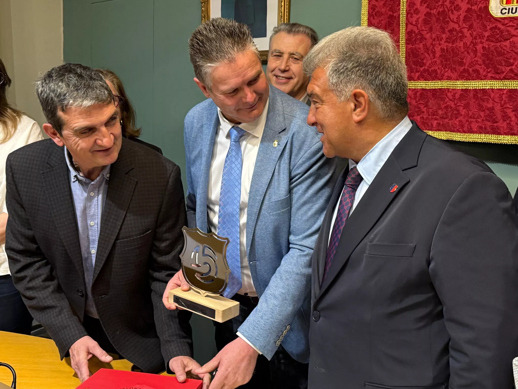 Joan Laporta en Fraga