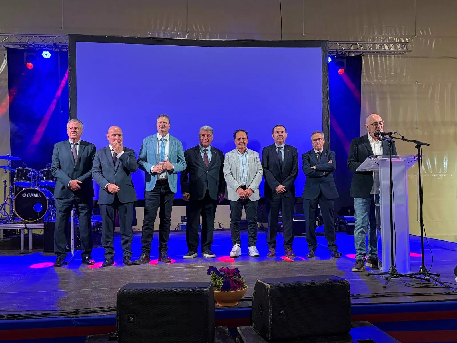 Joan Laporta en Fraga